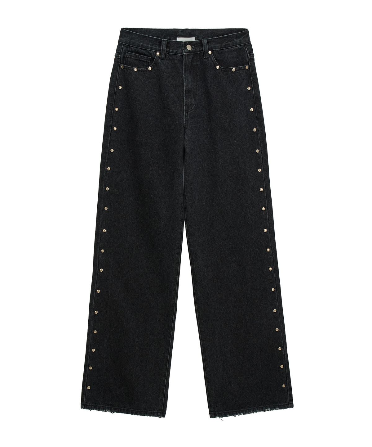 에르에르(ERER) Studed Denim Pants Black