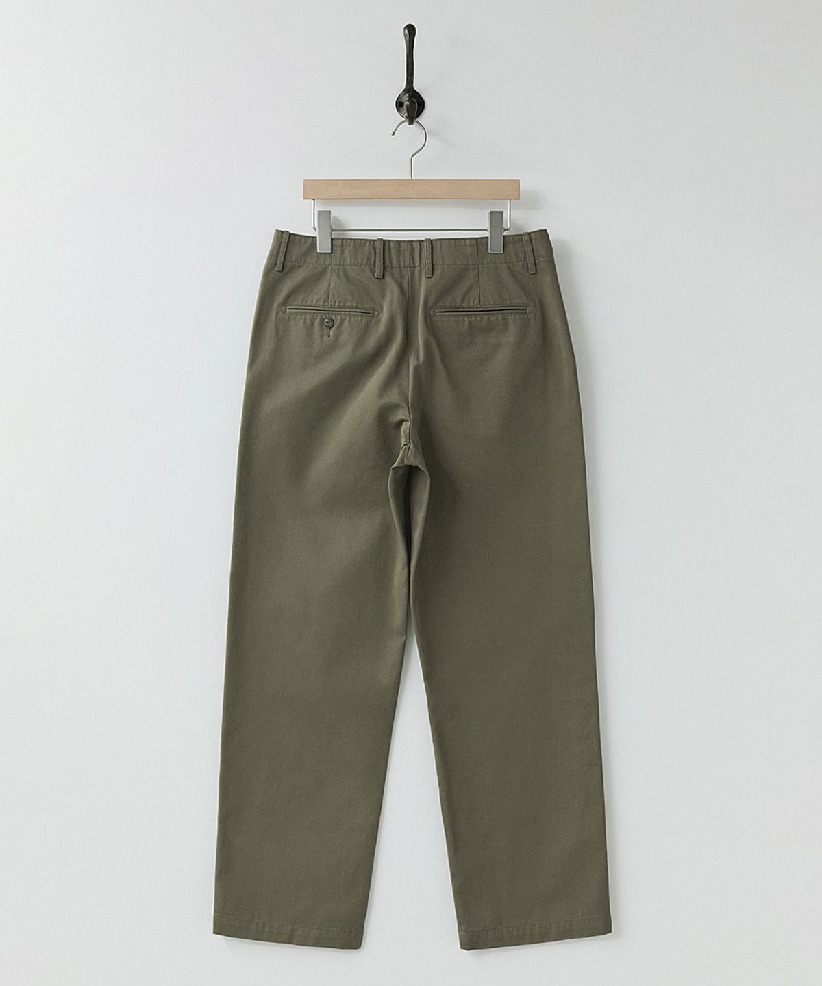 러프사이드(ROUGHSIDE) Officer Chino Pants Olive Drab