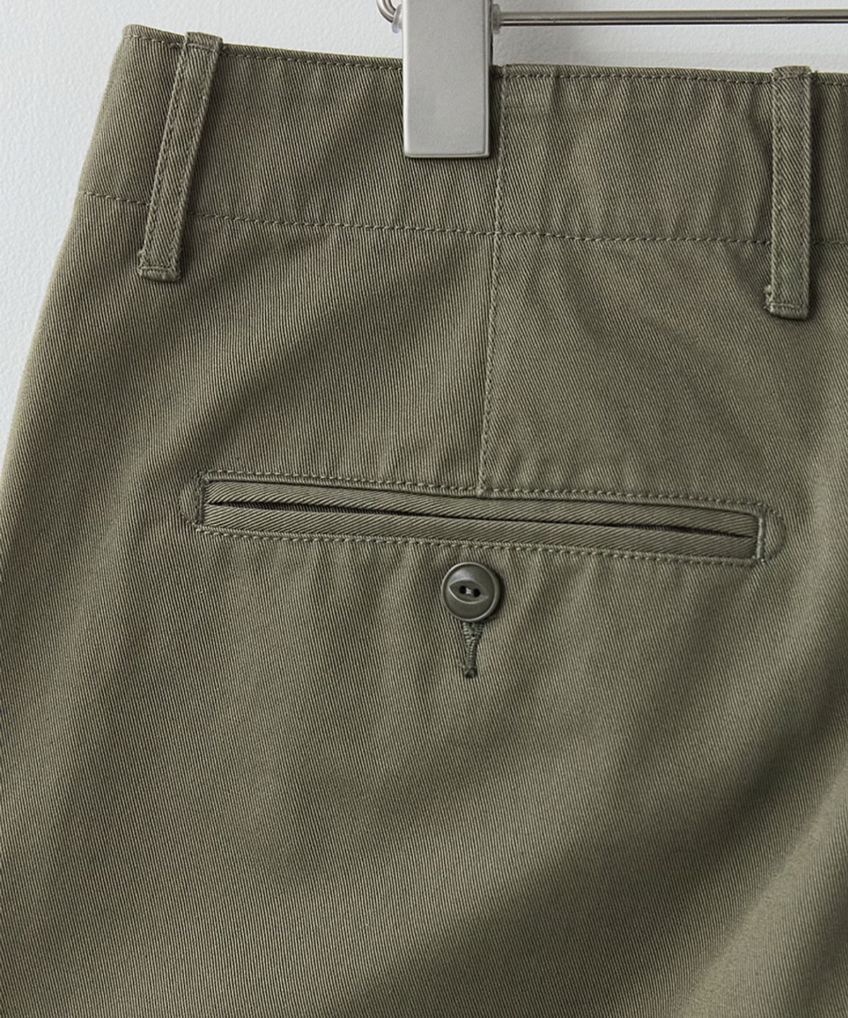 러프사이드(ROUGHSIDE) Officer Chino Pants Olive Drab