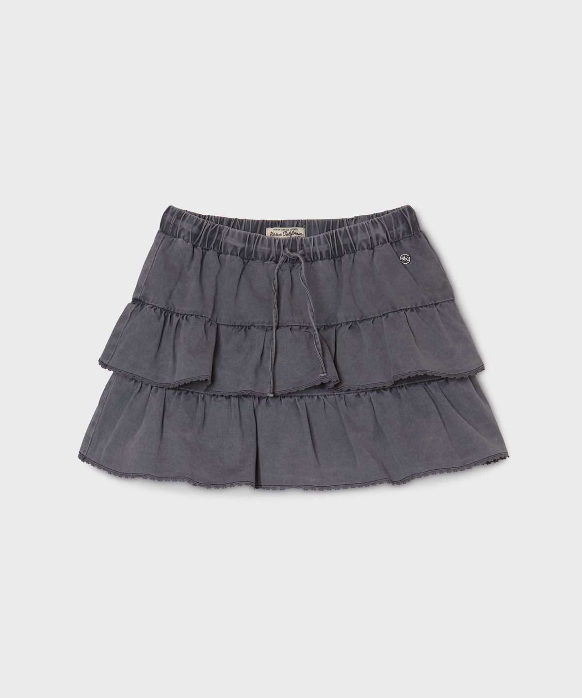 후아유(WHO.A.U) Dyeing Short Tiered Skirt / WHWHG1161F