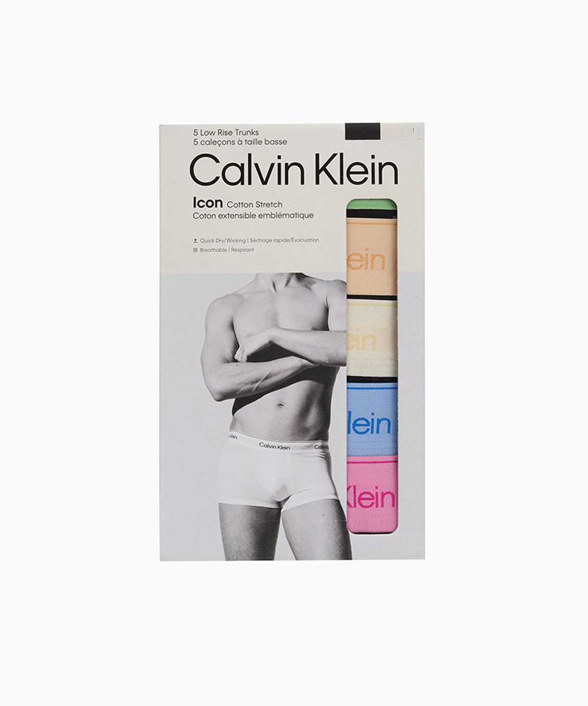 캘빈클라인 언더웨어(CALVIN KLEIN UNDERWEAR) 남성 프라이드 코튼 트렁크 5PK 멀티_NB45504X4