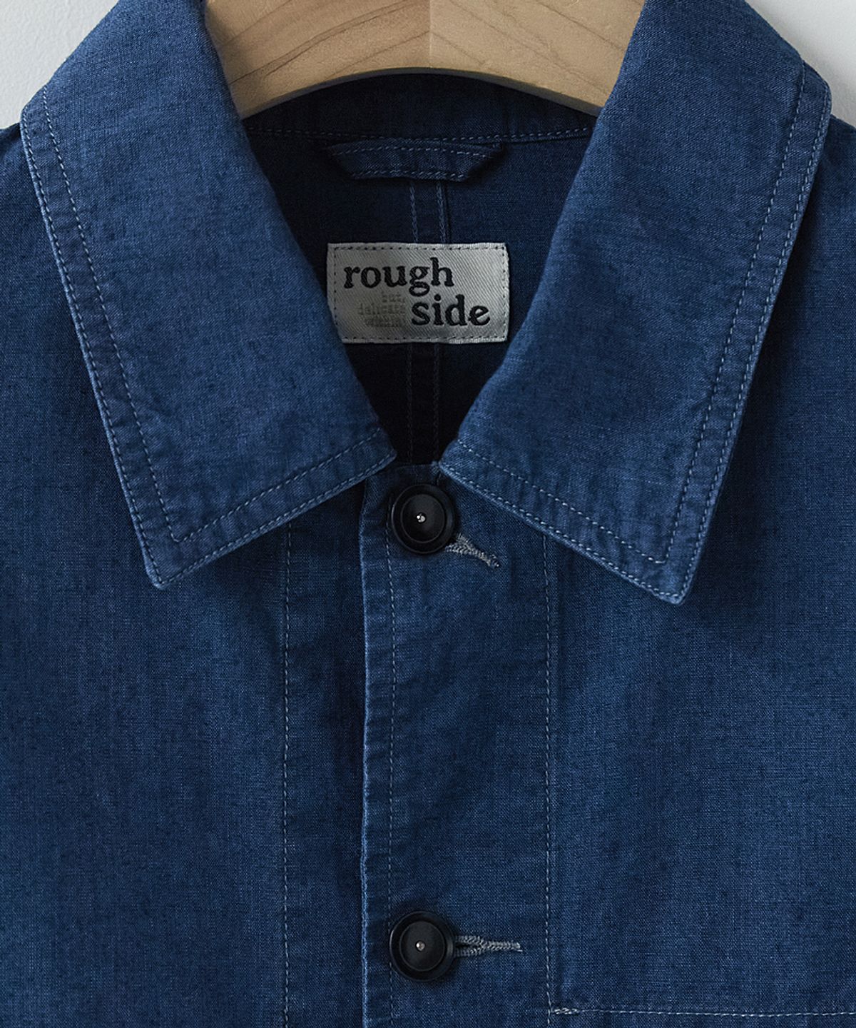 러프사이드(ROUGHSIDE) Utility Work Jacket Indigo Blue