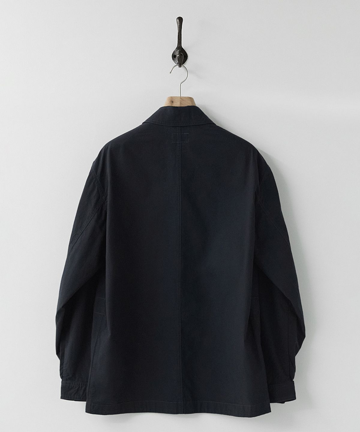러프사이드(ROUGHSIDE) Utility Work Jacket Ash Black