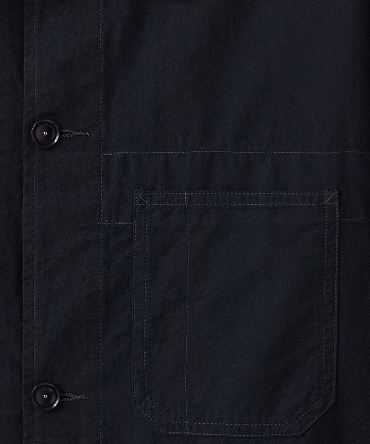 러프사이드(ROUGHSIDE) Utility Work Jacket Ash Black