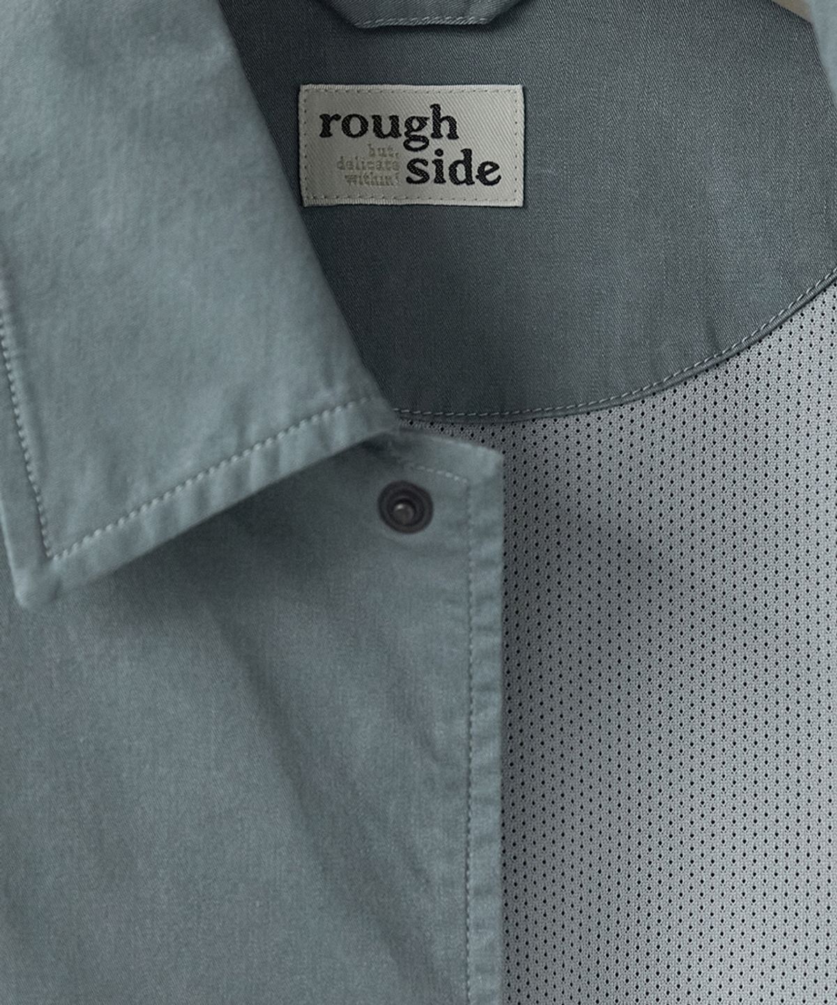 러프사이드(ROUGHSIDE) Convert Coach Jacket Fog Blue