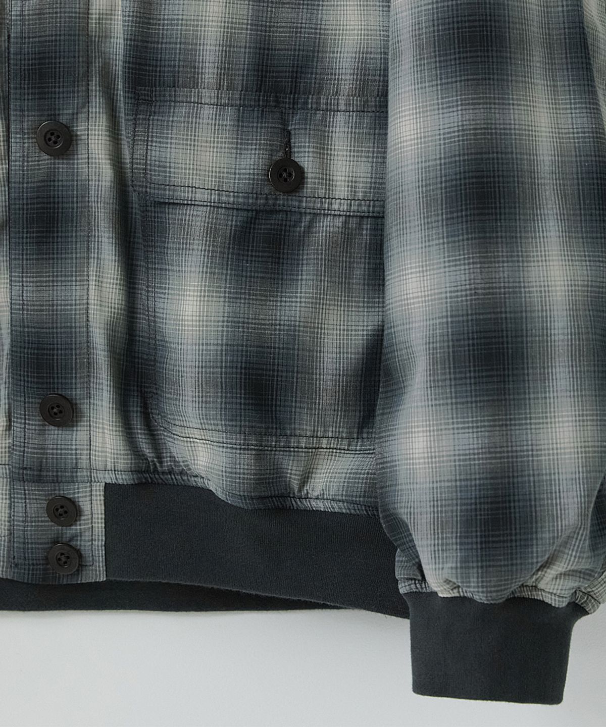 러프사이드(ROUGHSIDE) Skater Bomber (Reversible) Black