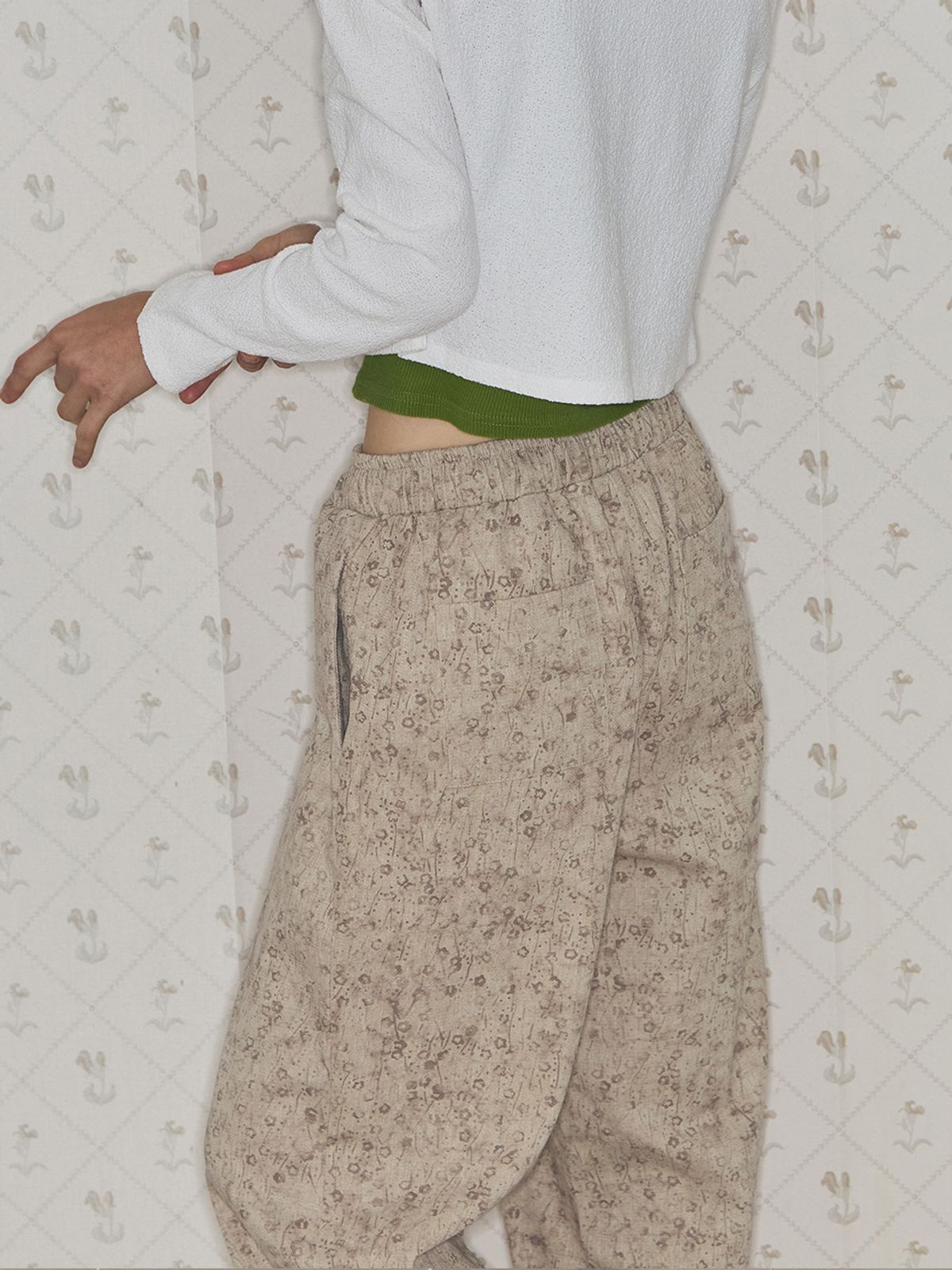어펙션(AFFECTION) Field Pattern Easy Pants