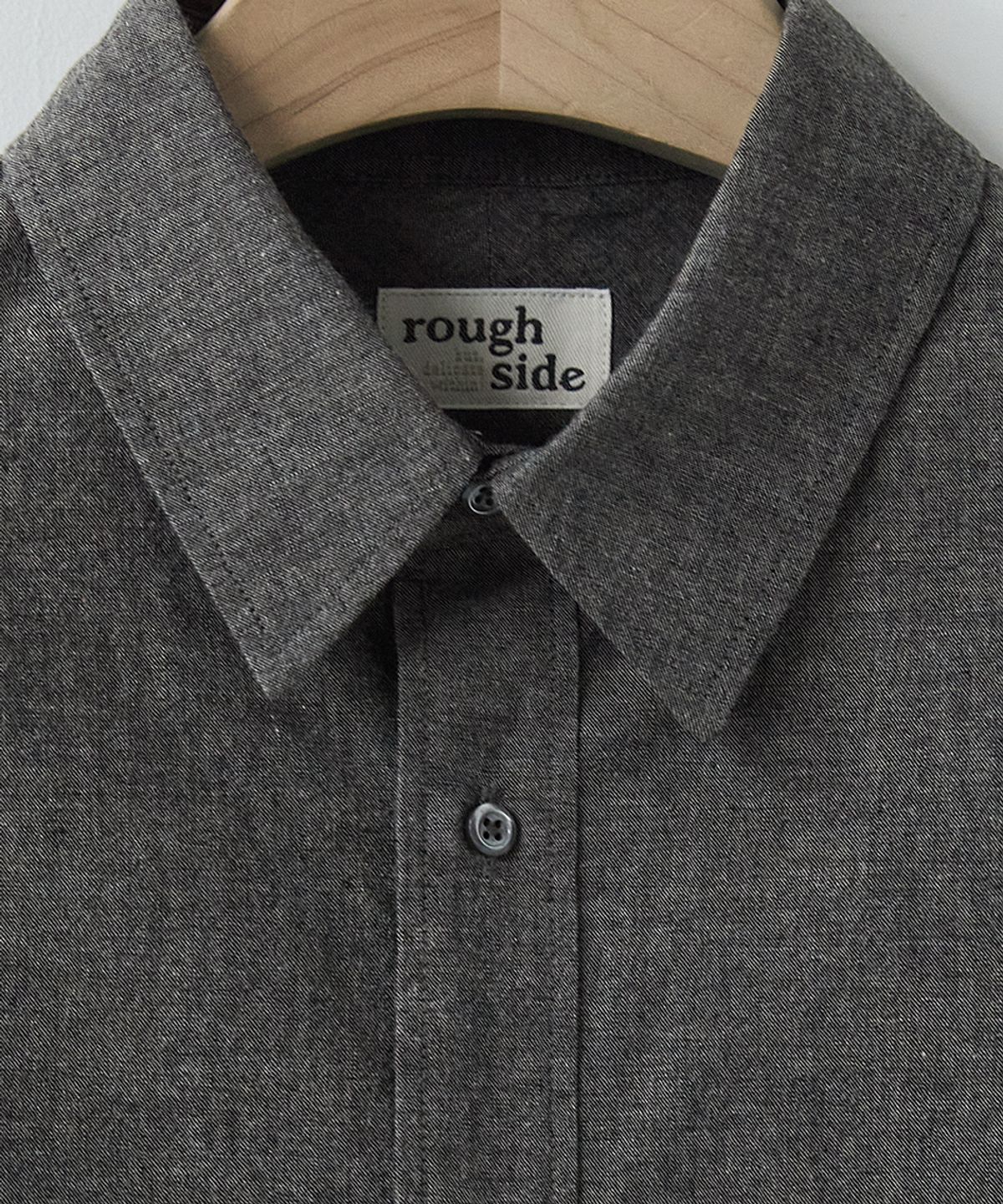 러프사이드(ROUGHSIDE) Unit Shirt Charcoal