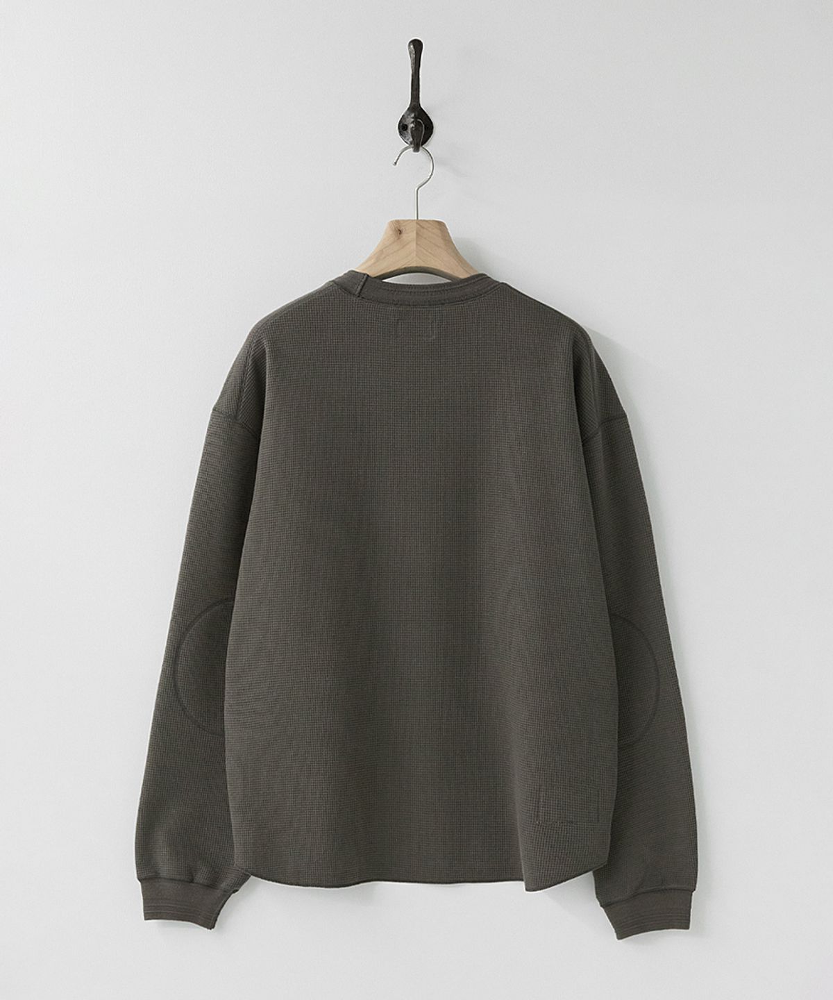 러프사이드(ROUGHSIDE) Waffle Long Sleeve Mud