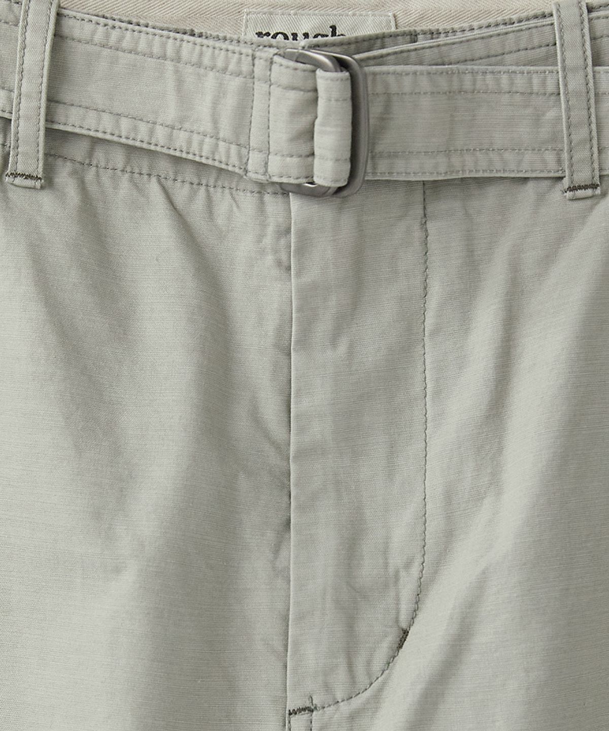 러프사이드(ROUGHSIDE) Downhill Belted Pants Ecru