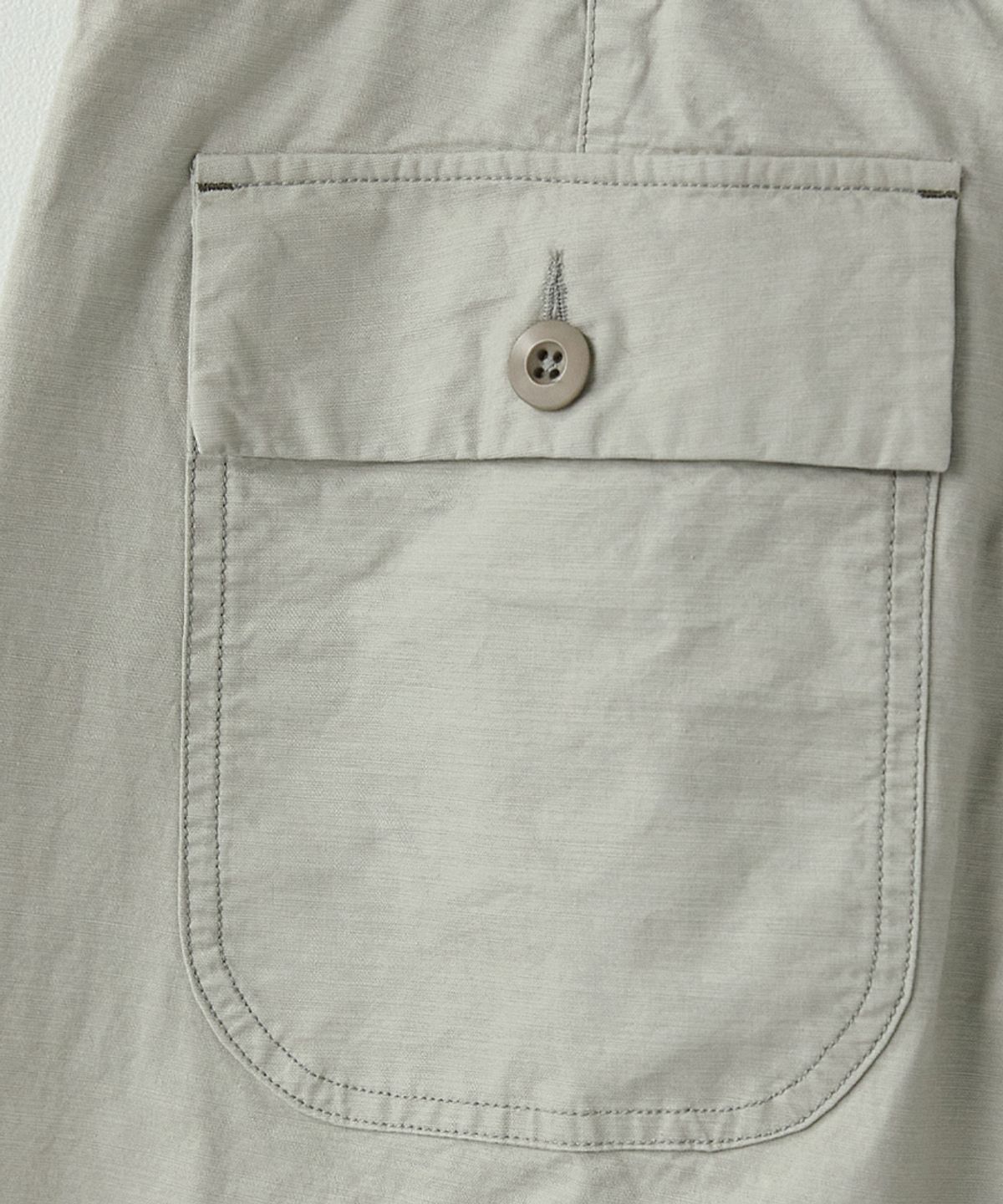 러프사이드(ROUGHSIDE) Downhill Belted Pants Ecru