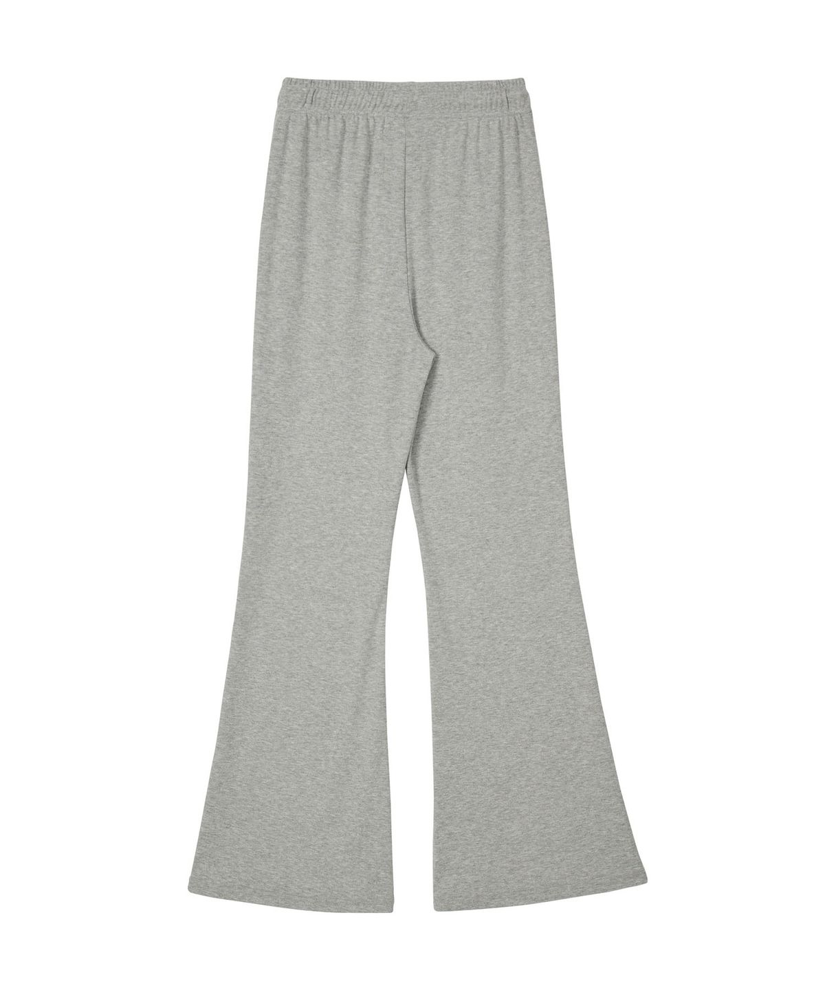 에르에르(ERER) Bootcut Sweat Pants Melange Gray