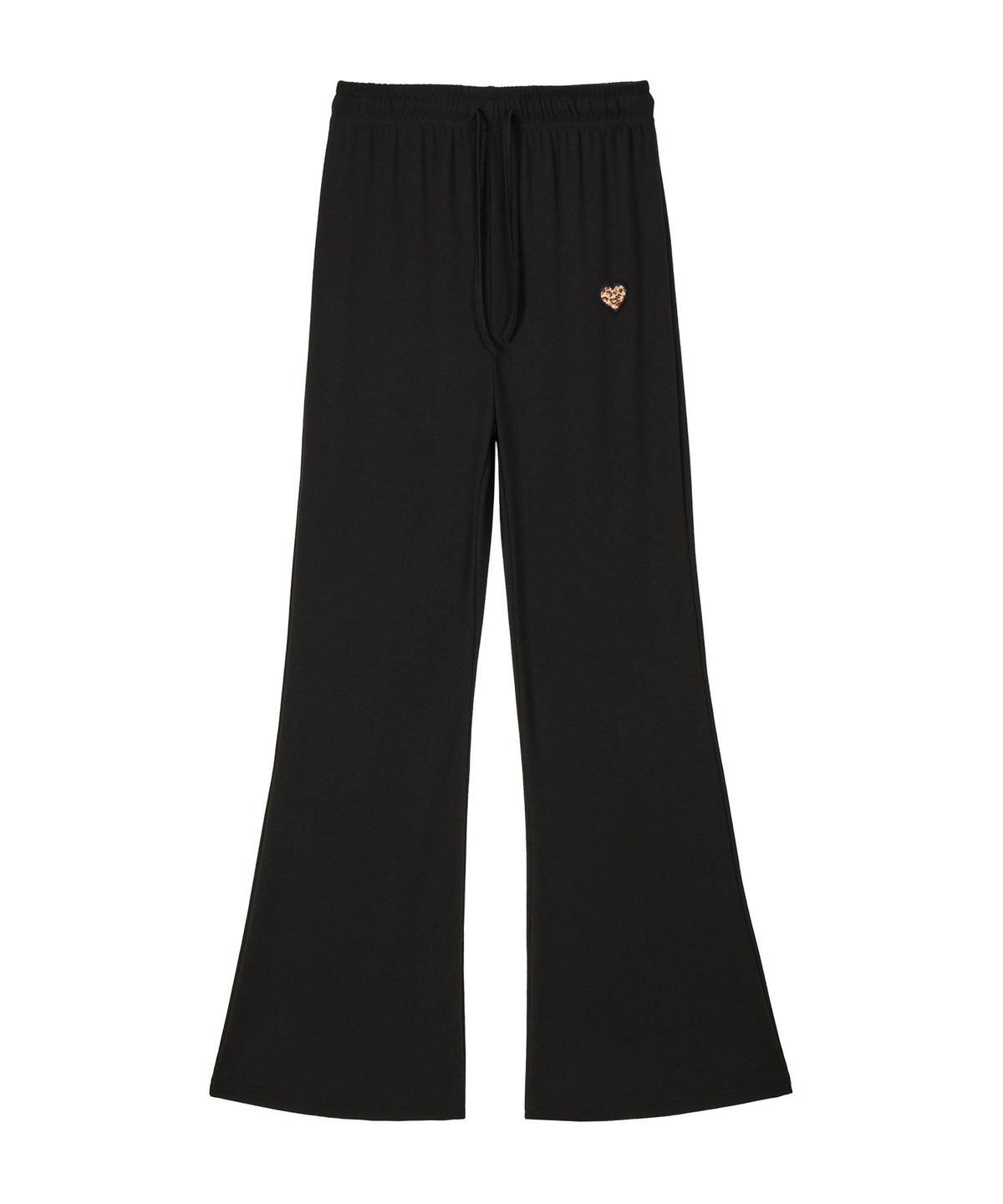 에르에르(ERER) Bootcut Sweat Pants Black