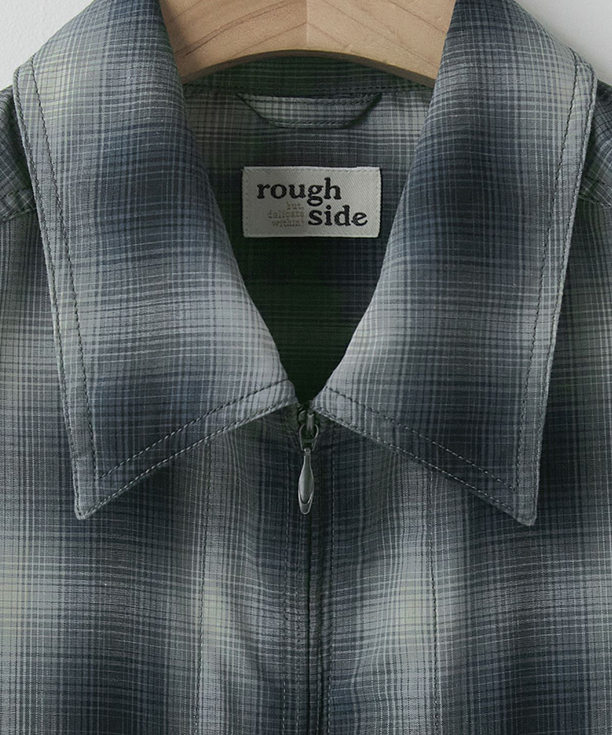 러프사이드(ROUGHSIDE) Cyclist Jacket Moonlight Check