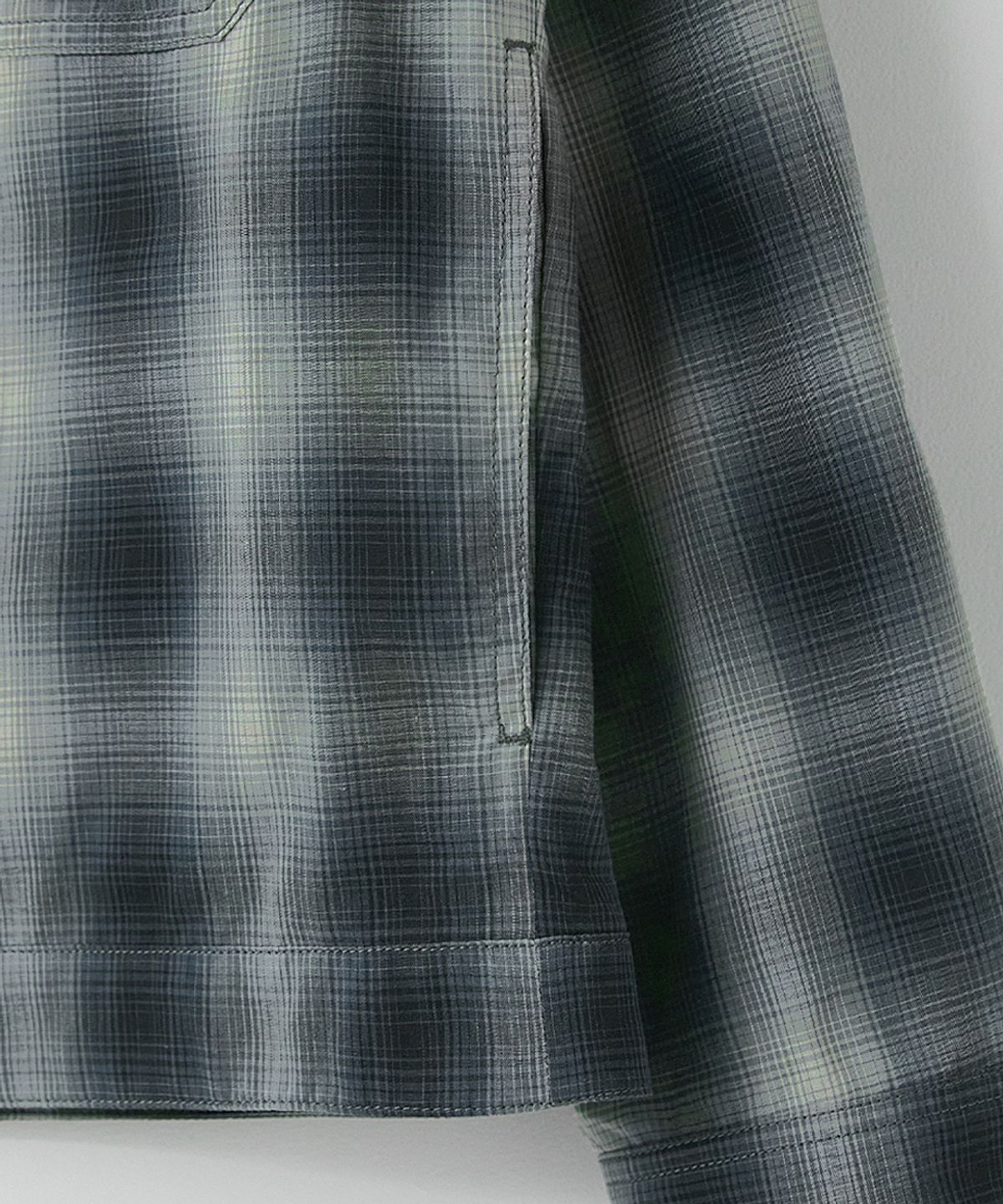 러프사이드(ROUGHSIDE) Cyclist Jacket Moonlight Check