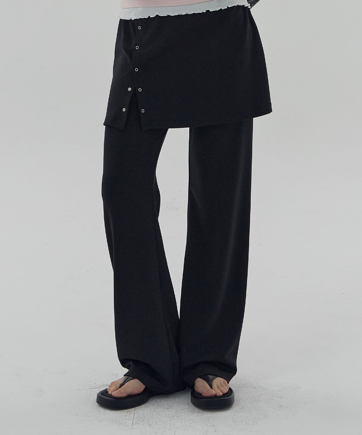 디어스토커(DEARSTALKER) D. BASIC STUD SKIRT PANTS - 2 COLOR