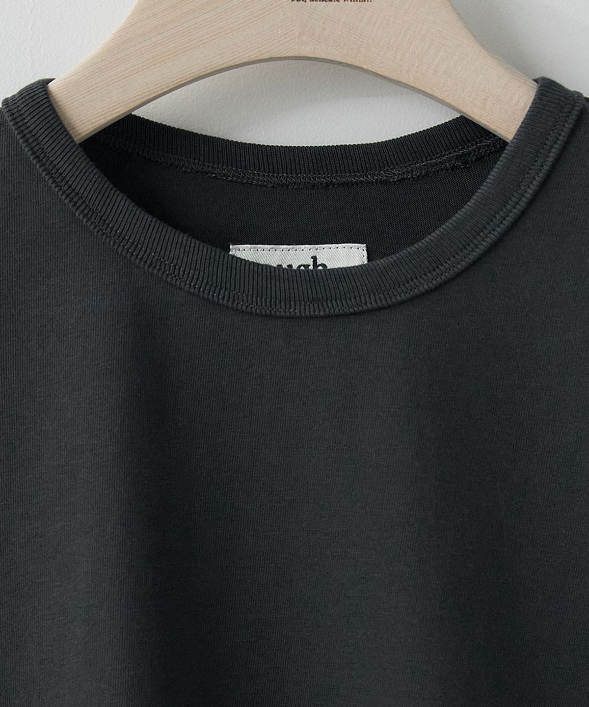러프사이드(ROUGHSIDE) Fine Long Sleeve Charcoal