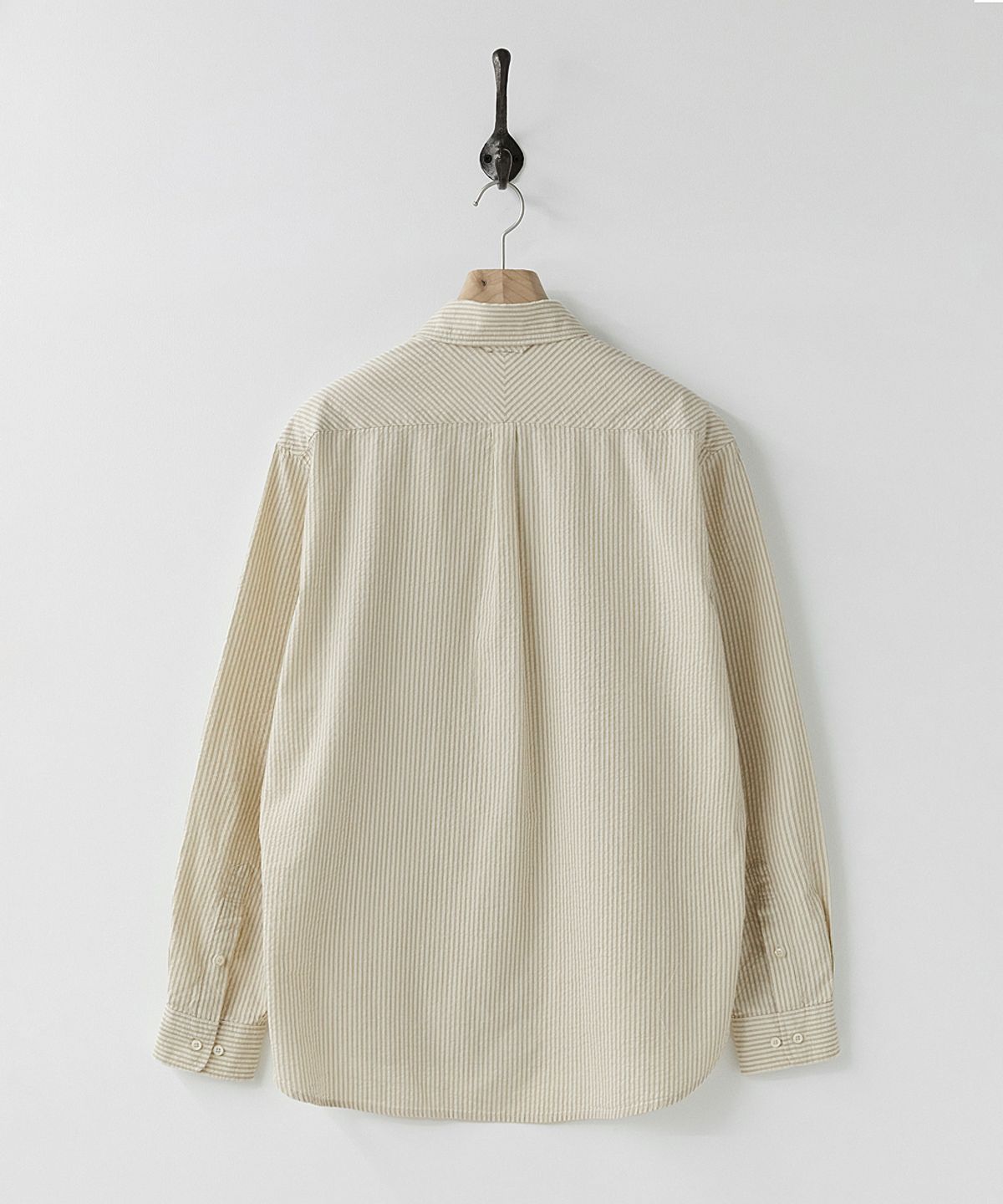러프사이드(ROUGHSIDE) Unit Shirt Beige ST