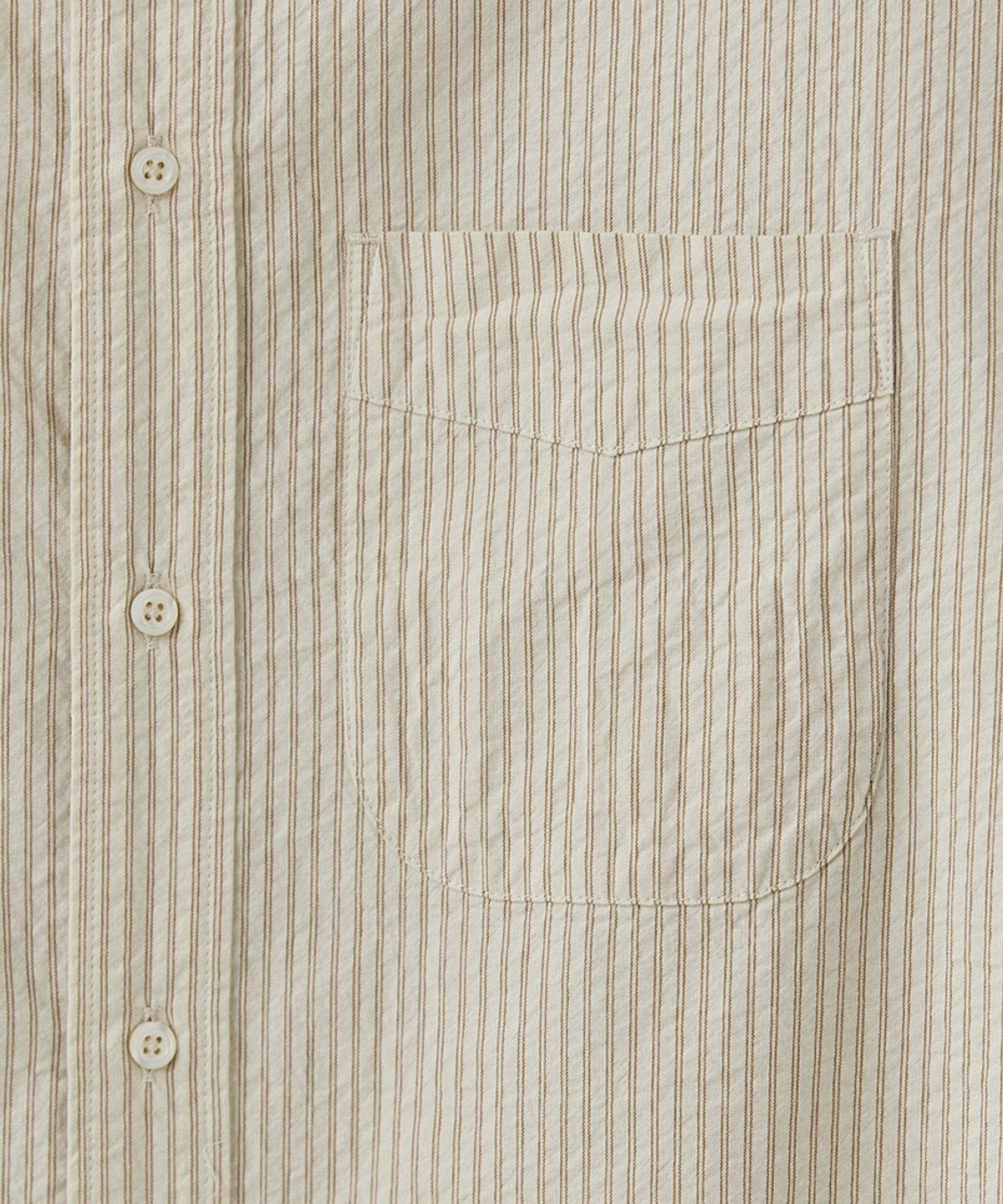 러프사이드(ROUGHSIDE) Unit Shirt Beige ST