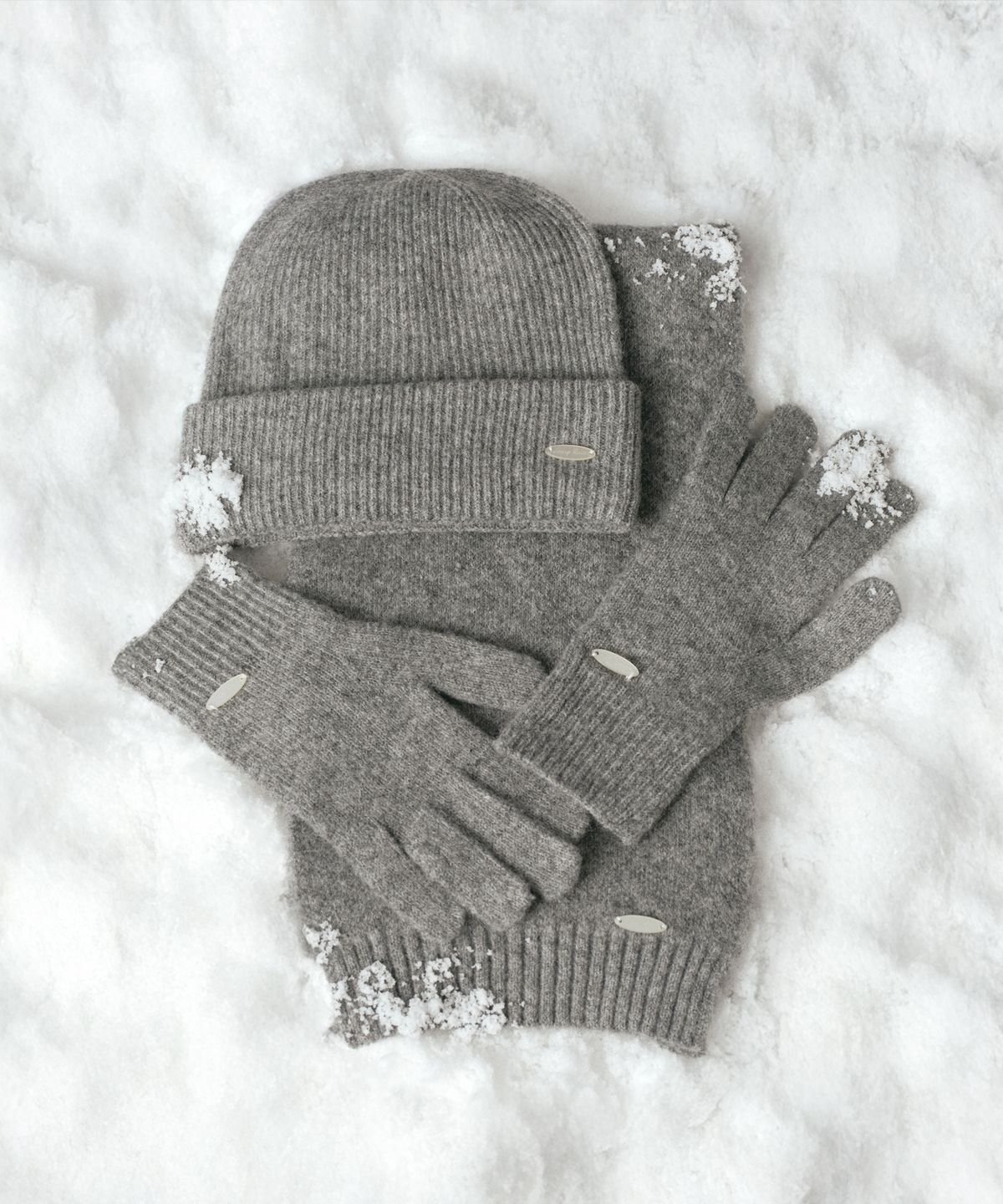 로시로우(LOSSYROW) Winter Knit Accessories Set