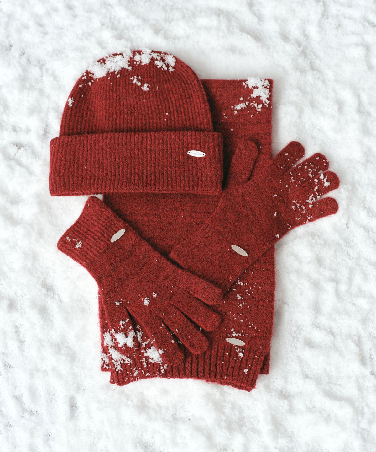로시로우(LOSSYROW) Winter Knit Accessories Set