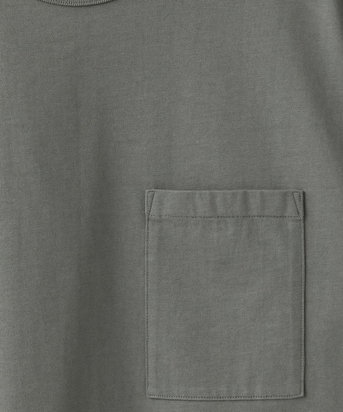 러프사이드(ROUGHSIDE) Primary Half Sleeve Grey