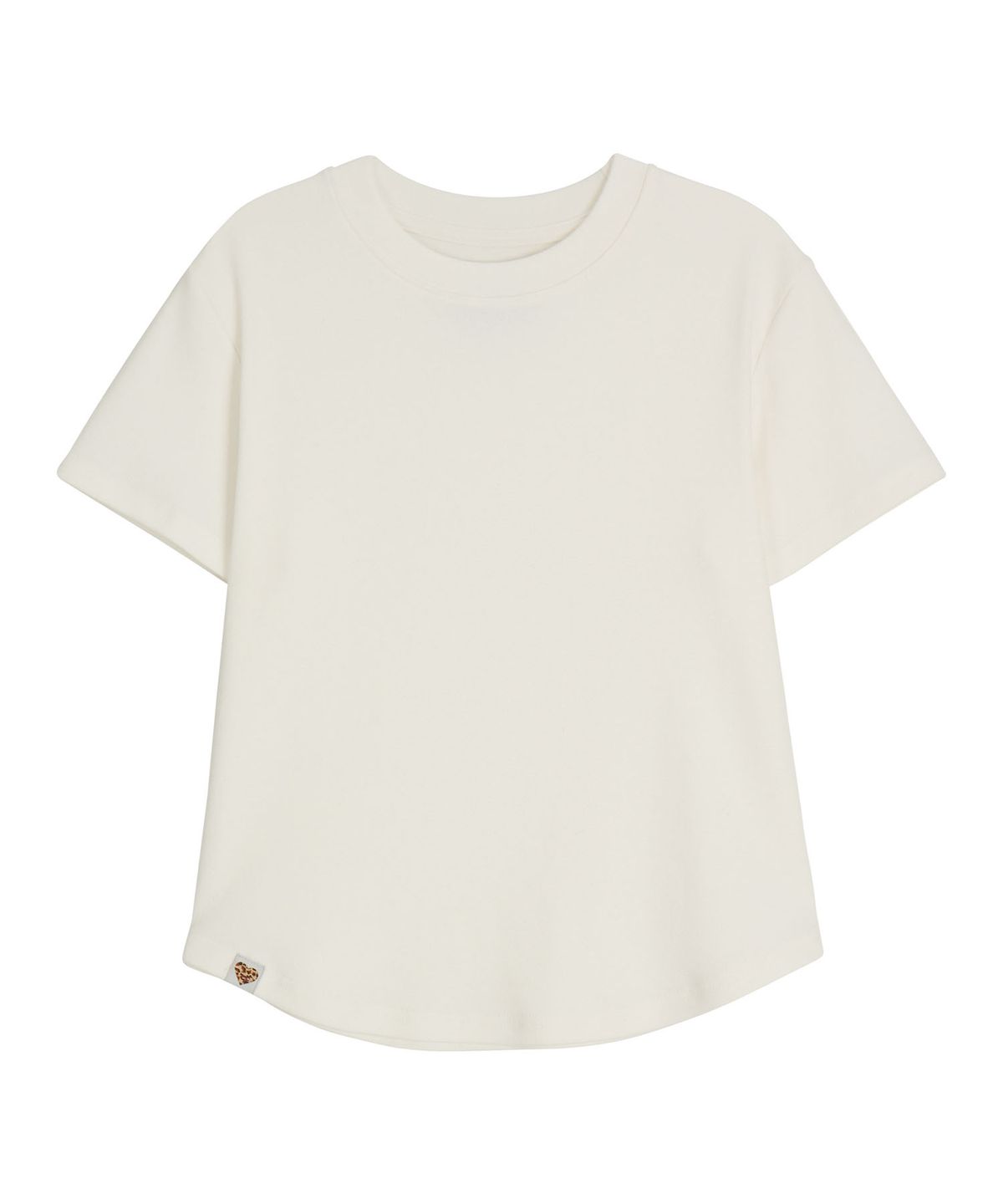 에르에르(ERER) Logo Label Short-sleeved T-shirt White