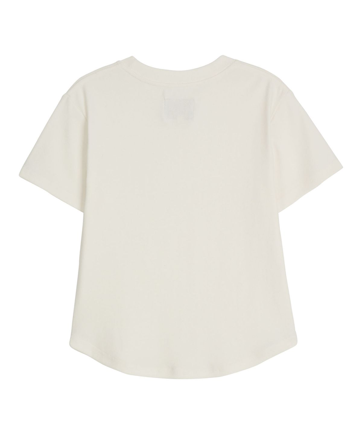 에르에르(ERER) Logo Label Short-sleeved T-shirt White