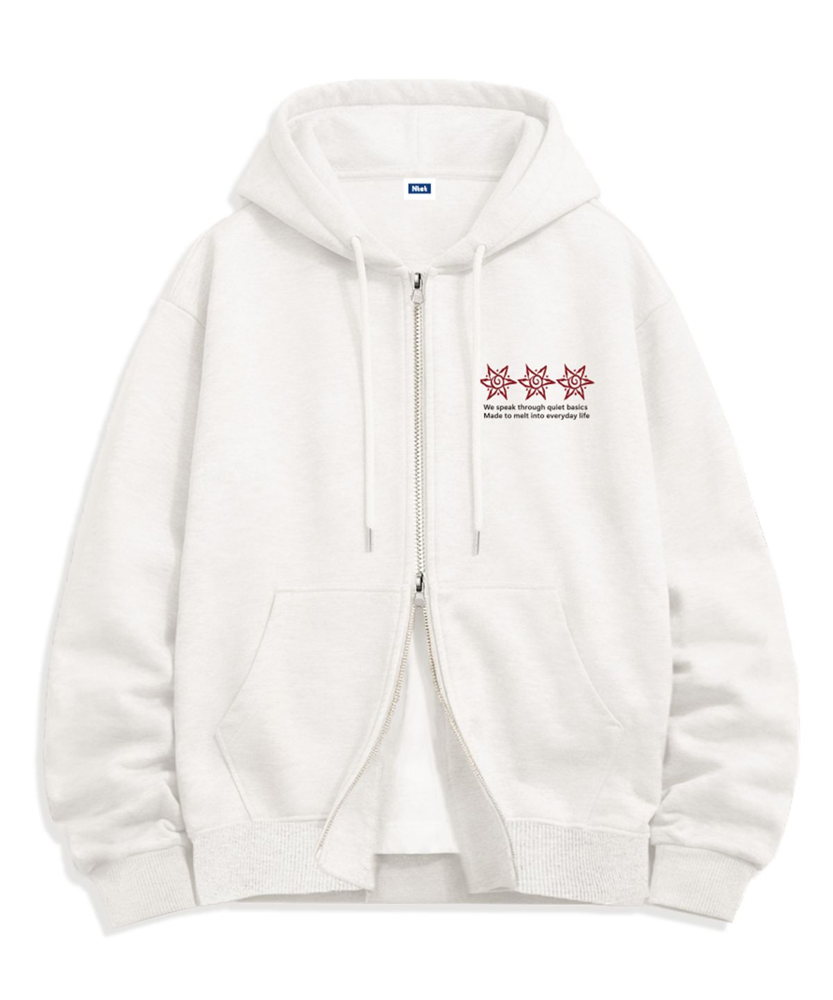 엔티이티(NTET) sun logo 2-way zip-up (4color)
