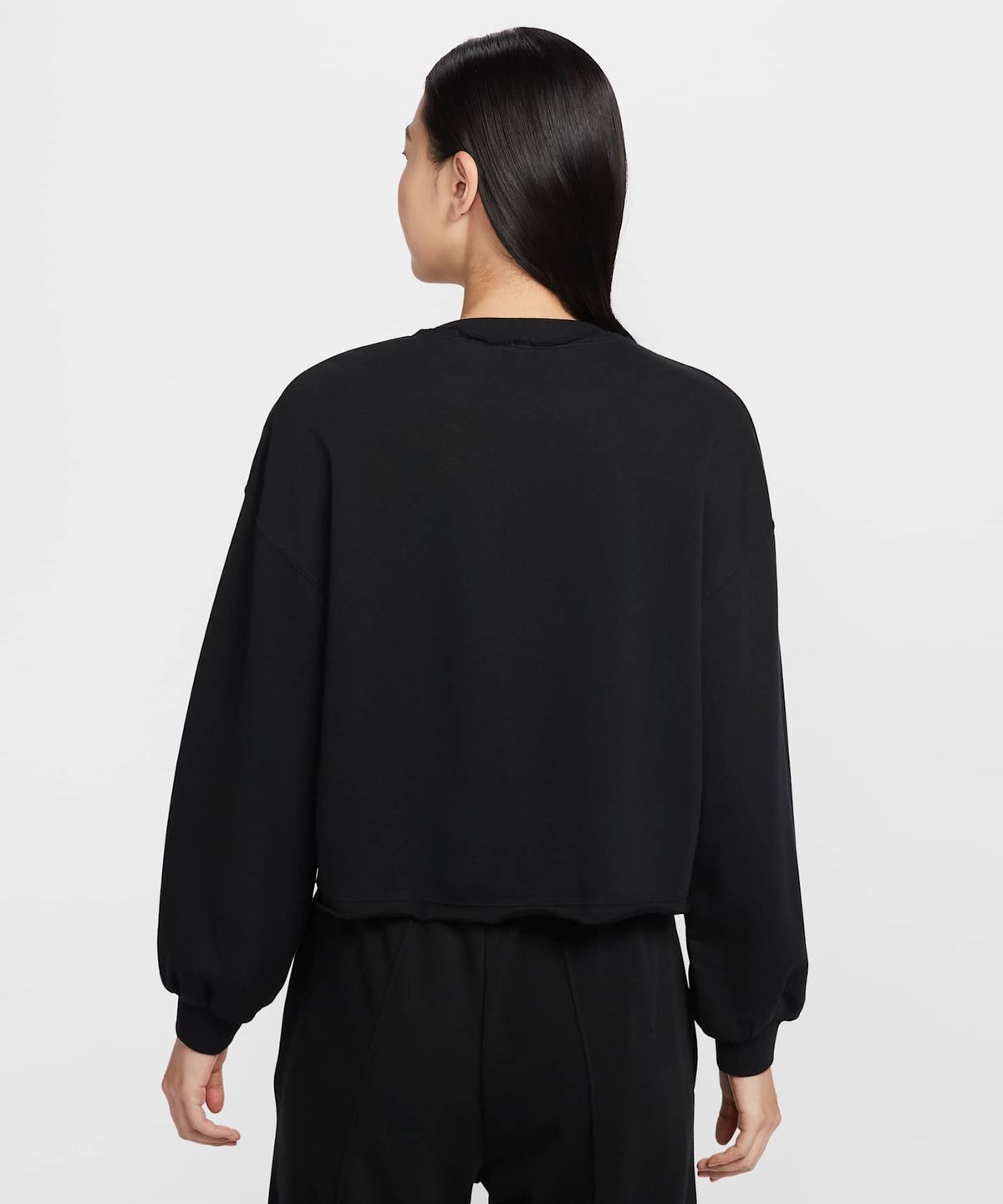 나이키(NIKE) 스포츠웨어 칠 테리 오버사이즈 프렌치 테리 크루넥 스웻셔츠 W - 블랙:세일 / IF0229-010