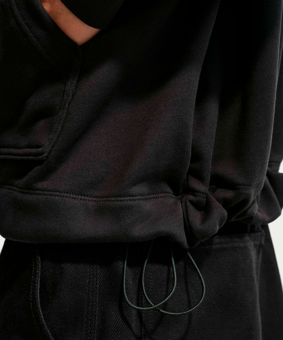 나이키(NIKE) 스포츠웨어 클럽 오버사이즈 프렌치 테리 풀오버 후디 M - 블랙:화이트 / IF0746-010