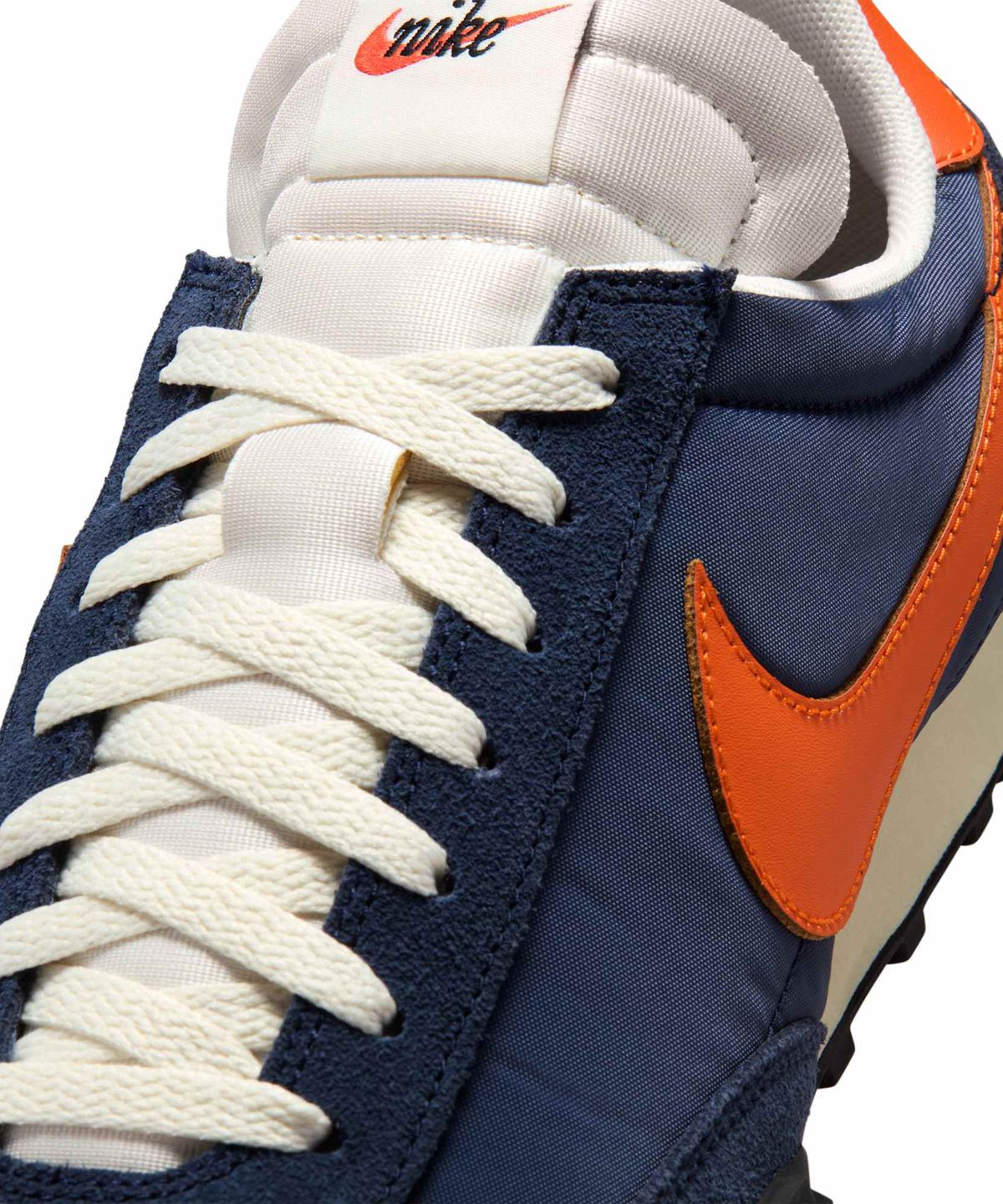 나이키(NIKE) 와플 레이서 M - 미드나이트 네이비:세일:코코넛 밀크:세이프티 오렌지 / IM8658-400
