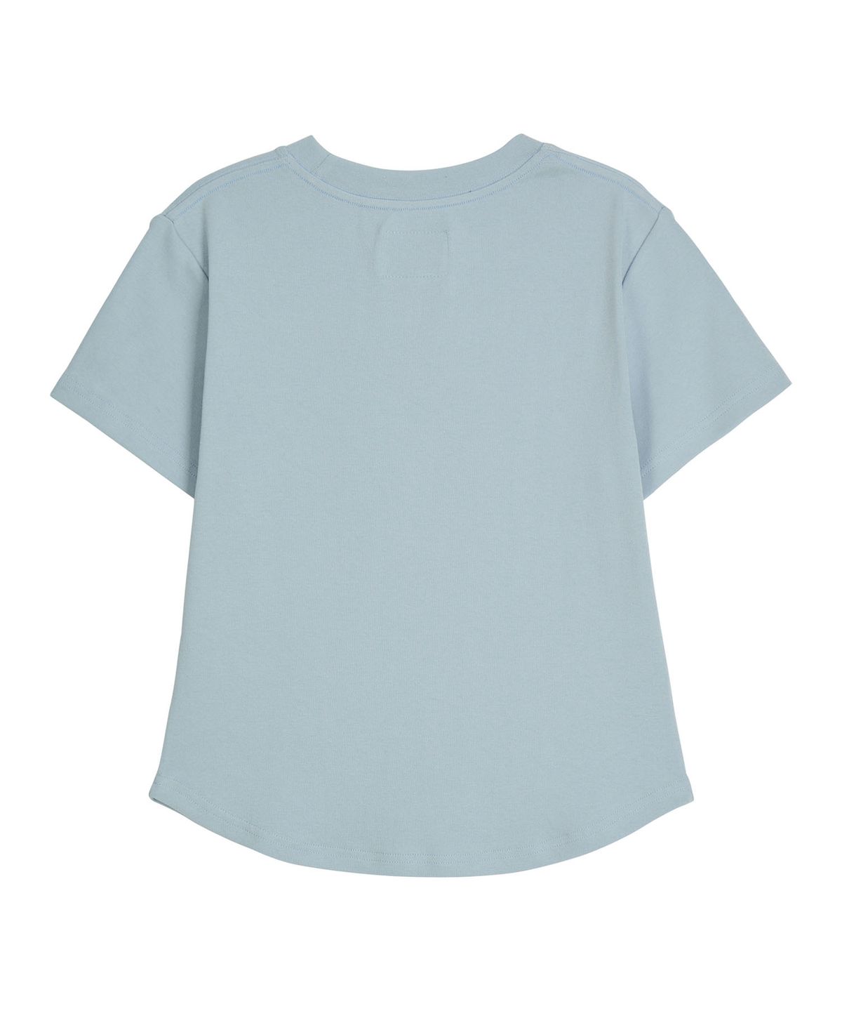 에르에르(ERER) Logo Label Short-sleeved T-shirt Blue