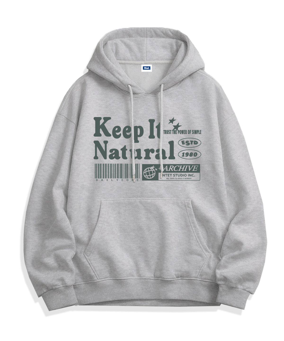 엔티이티(NTET) keep it natural hoodie (3color)