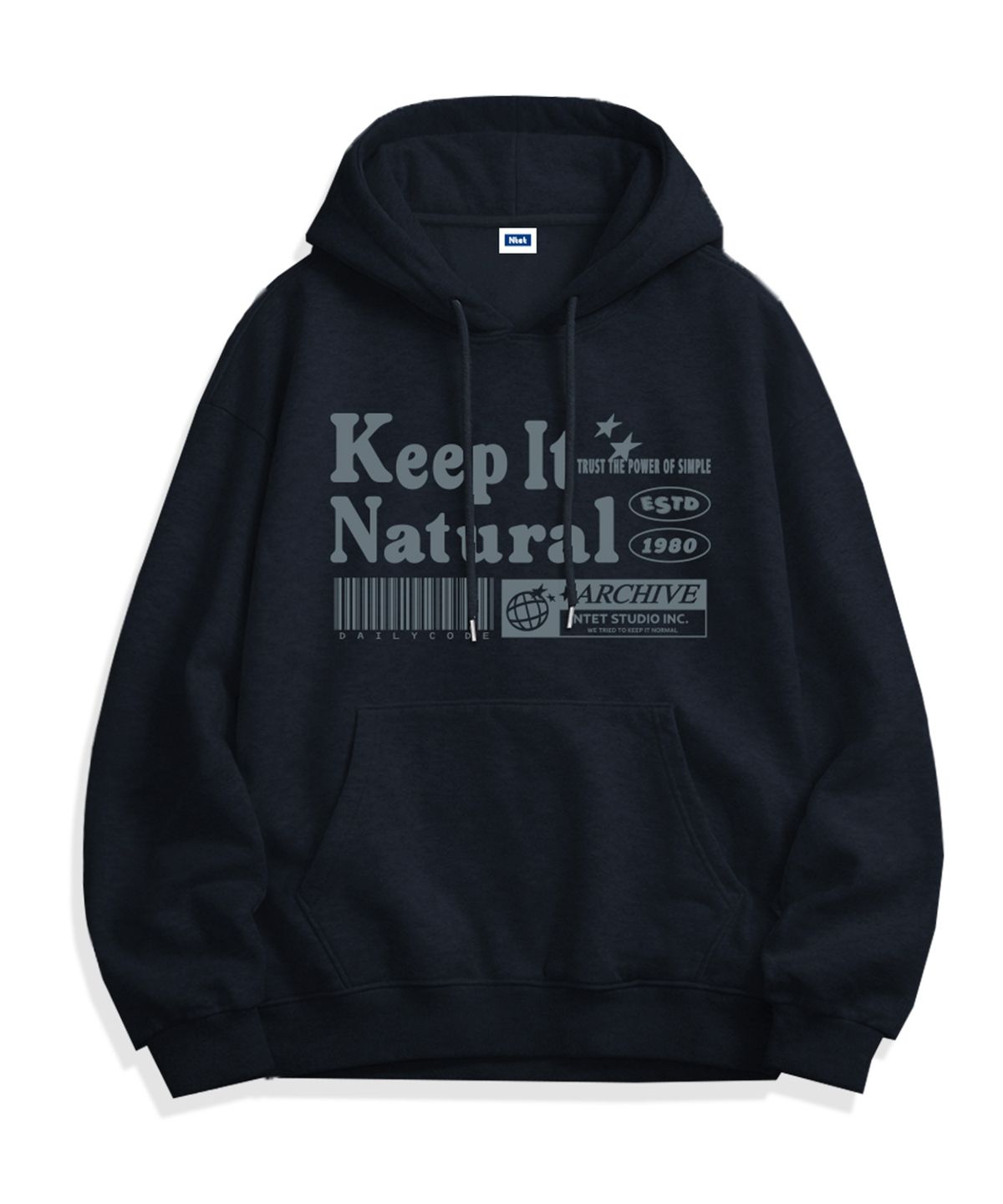 엔티이티(NTET) keep it natural hoodie (3color)