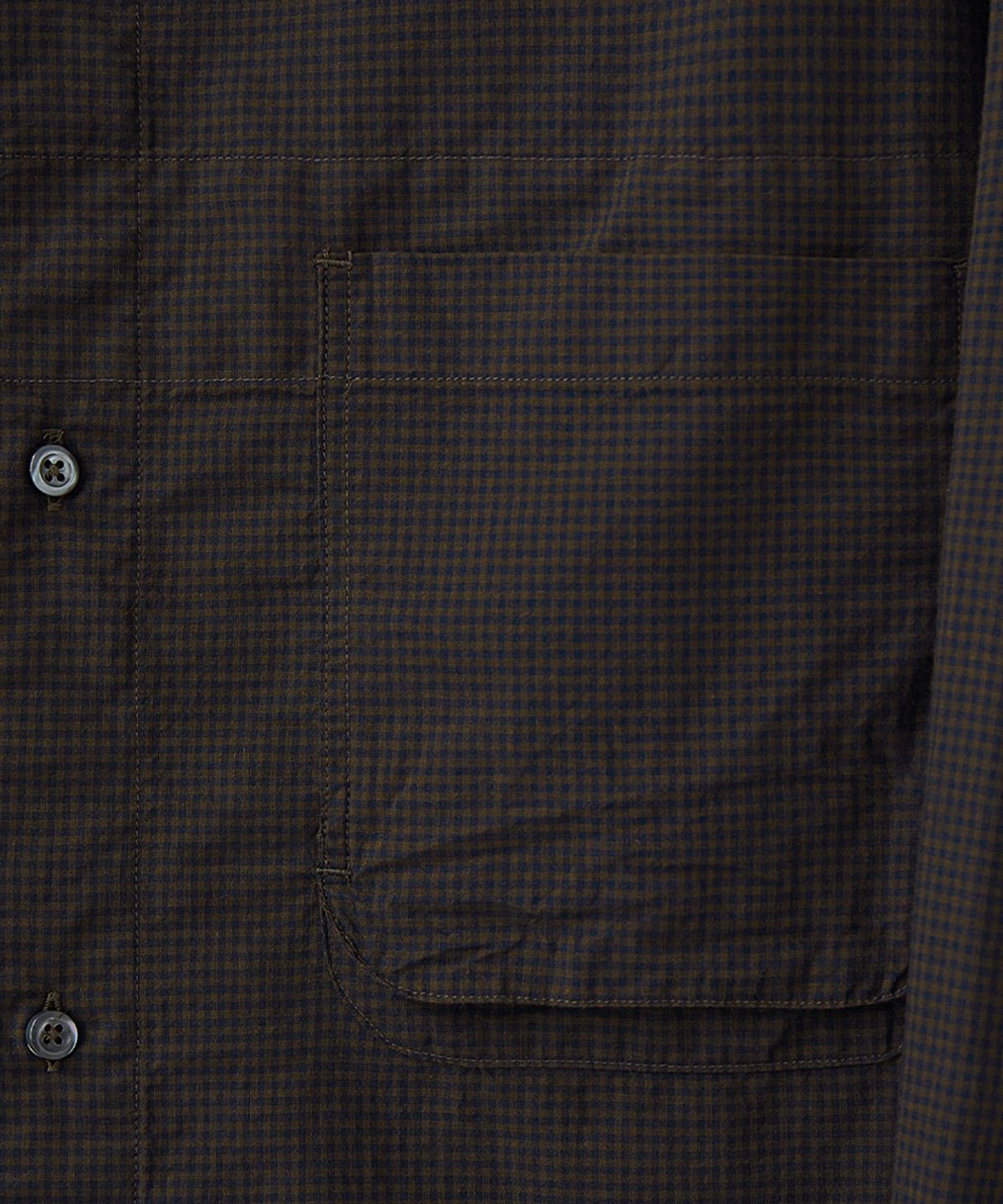 러프사이드(ROUGHSIDE) Surplus Shirt D.Brown