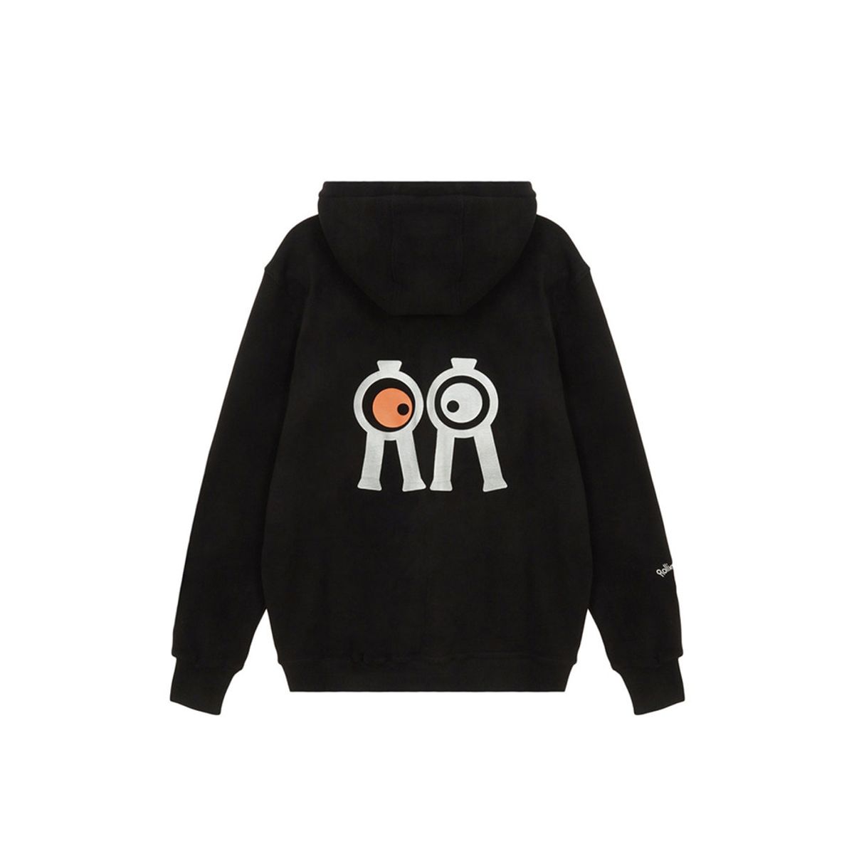 롤링롤라이(ROLLINGROLLEYE) 집업후드 네스트 블랙 Zip-Up Hoodie Nest Black