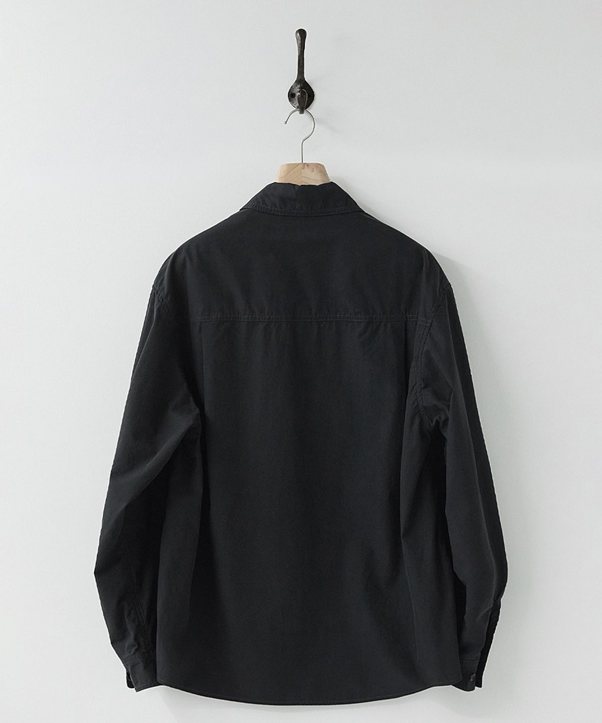 러프사이드(ROUGHSIDE) Utility Over Jacket Ash Black
