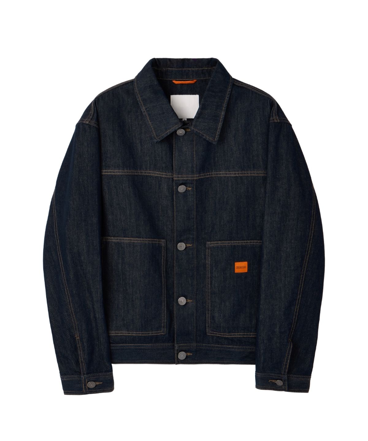 브롬톤 런던(BROMPTON LONDON) DENIM TRUCKER JACKET - INDIGO (P261MJK460)