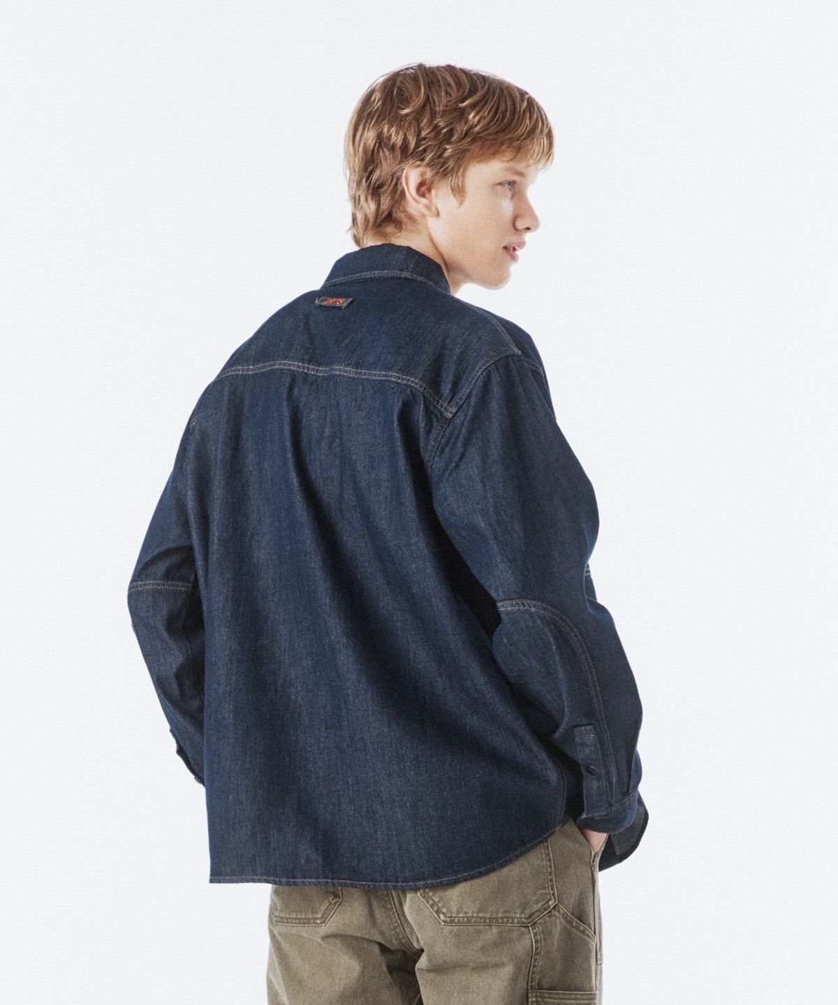 브롬톤 런던(BROMPTON LONDON) DENIM SHIRT - INDIGO (P261MSH401)