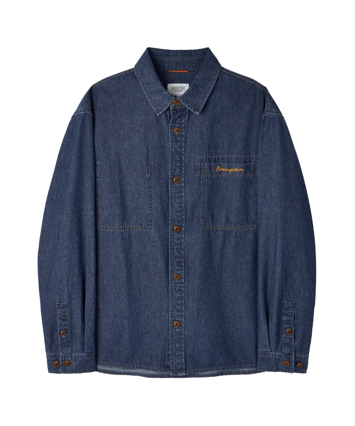 브롬톤 런던(BROMPTON LONDON) EMBROIDERY DENIM SHIRT - M/BLUE (P261MSH402)