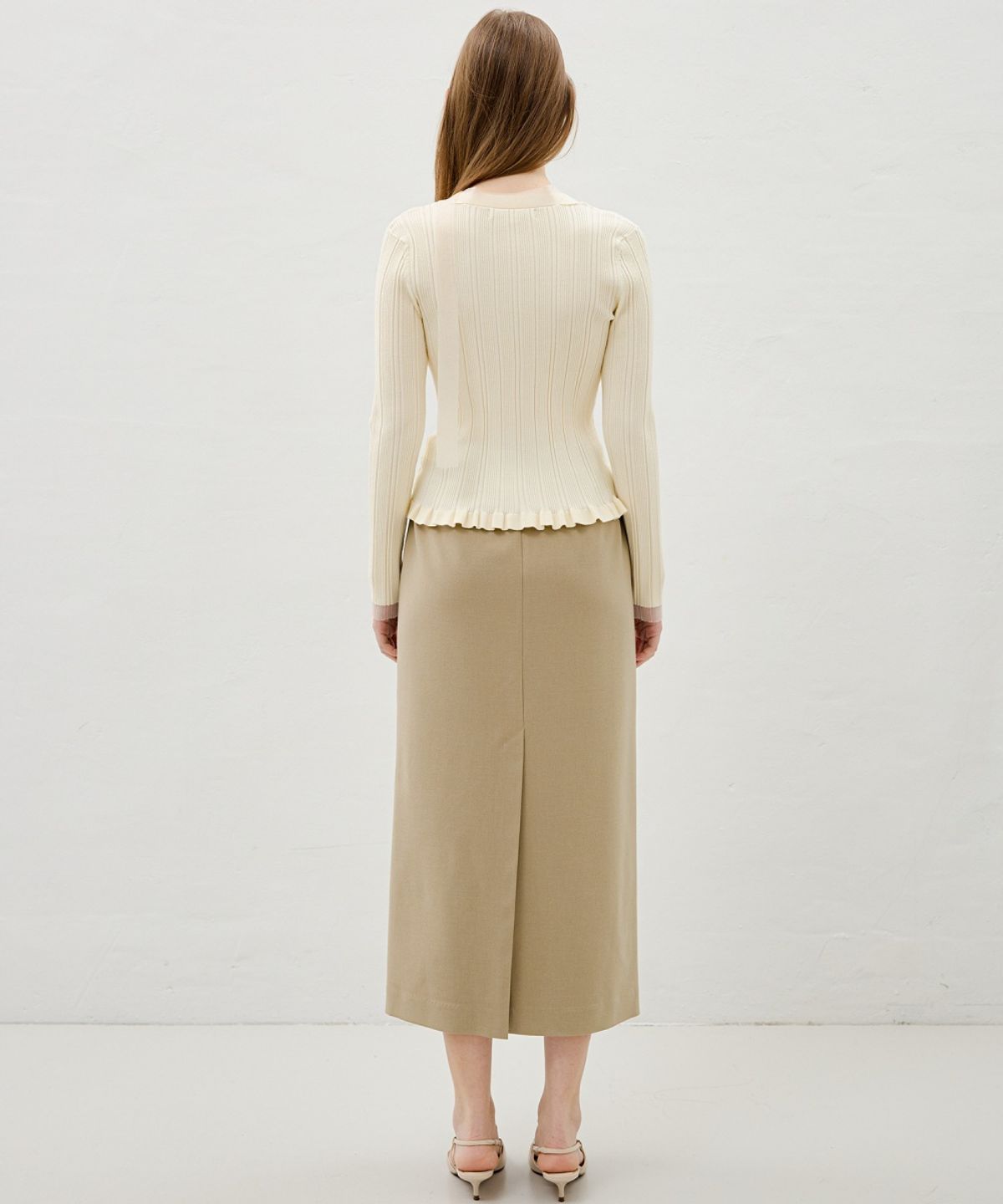 올리브 데 올리브(OLIVE DES OLIVE) H라인 슬림 펜슬 스커트 OW6SS1640