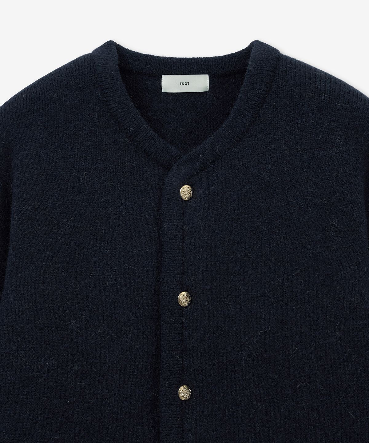 티엔지티(TNGT) Oversize Mohair Cardigan (Navy) TNSW6E101N2