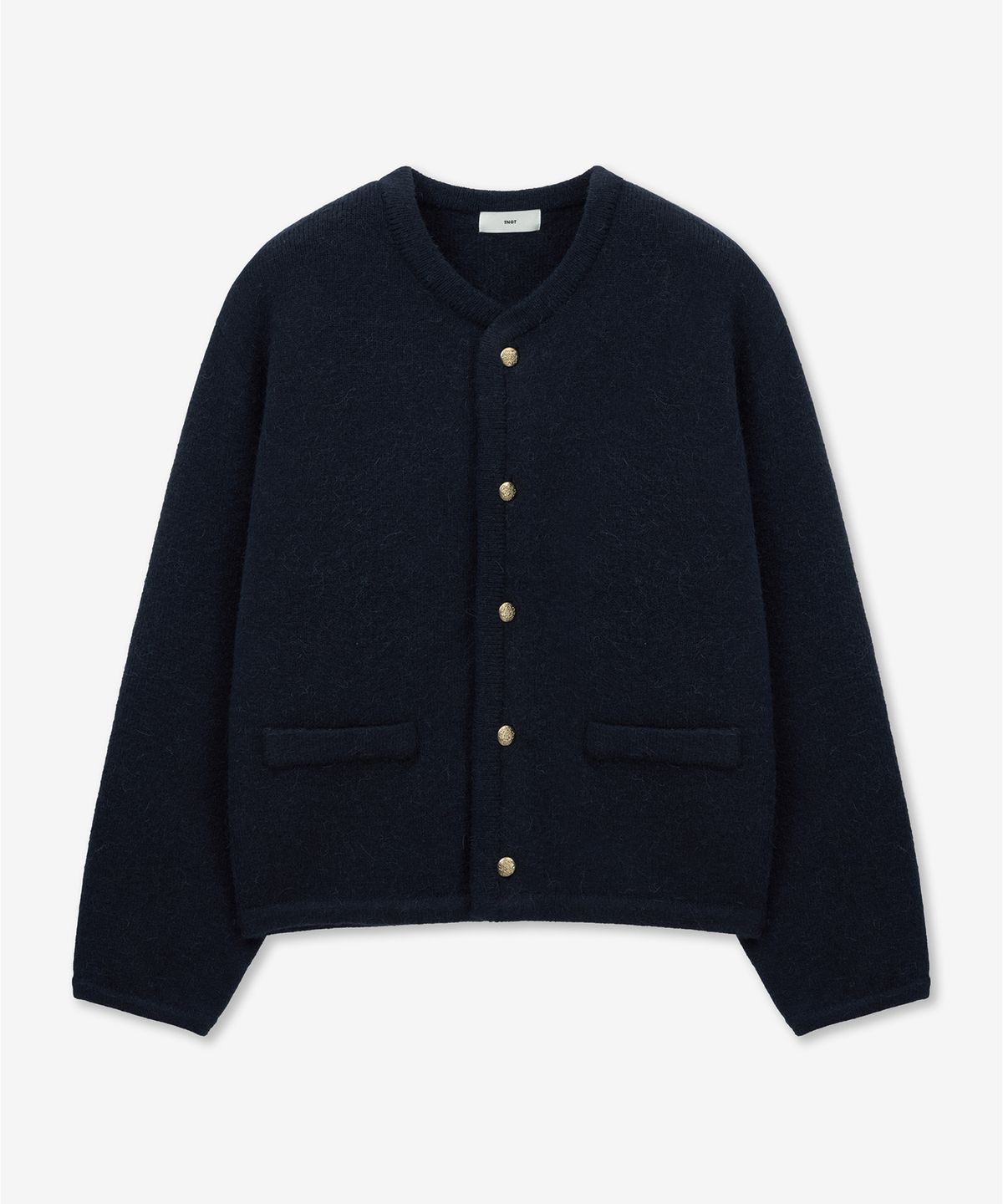 티엔지티(TNGT) Oversize Mohair Cardigan (Navy) TNSW6E101N2