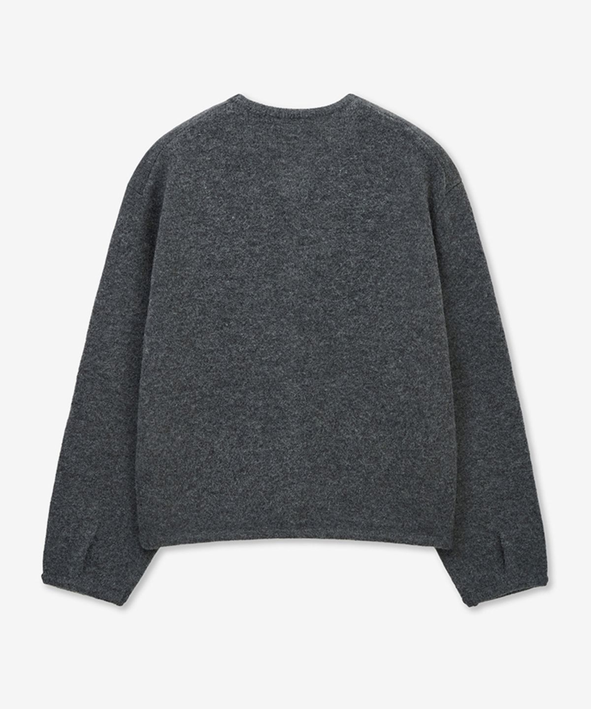 티엔지티(TNGT) Oversize Mohair Cardigan (Grey) TNSW6E101G2