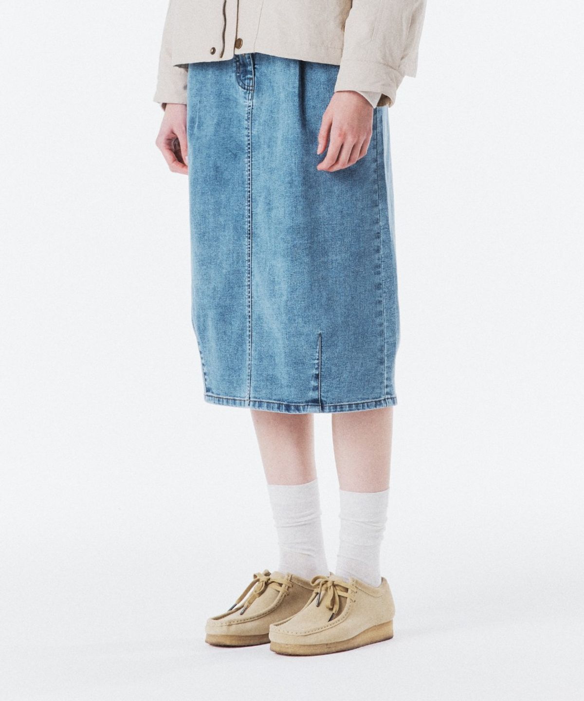 브롬톤 런던(BROMPTON LONDON) W DENIM SKIRT - M/BLUE (P261WSK460)