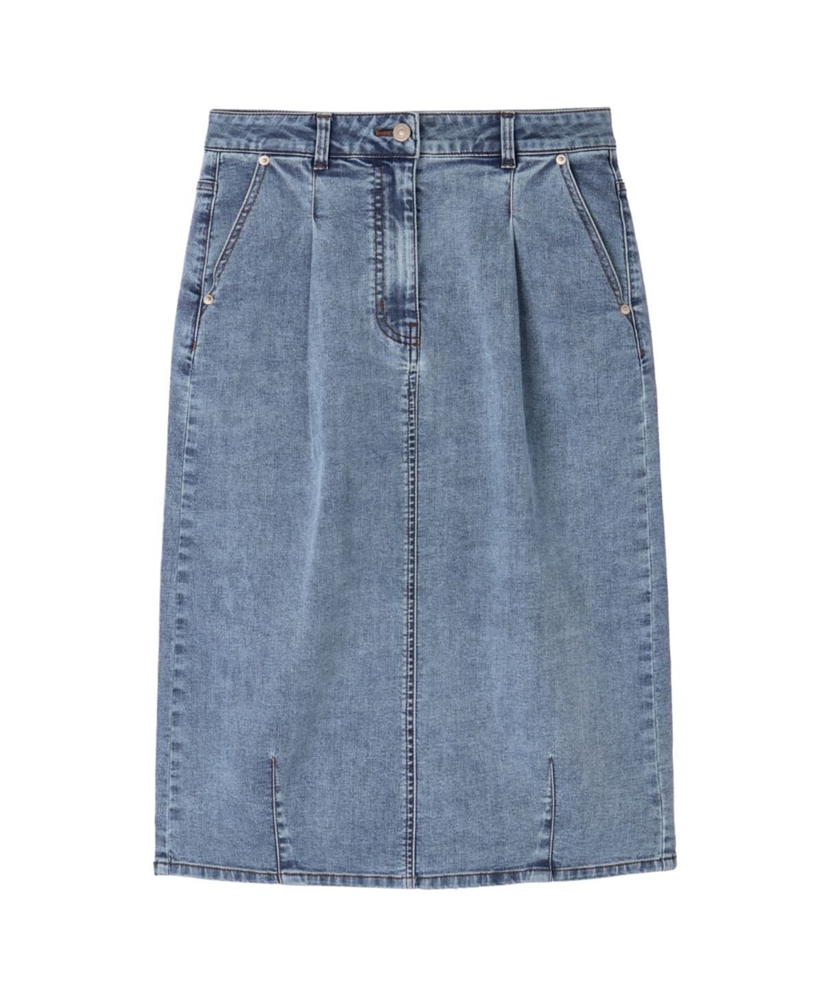 브롬톤 런던(BROMPTON LONDON) W DENIM SKIRT - M/BLUE (P261WSK460)