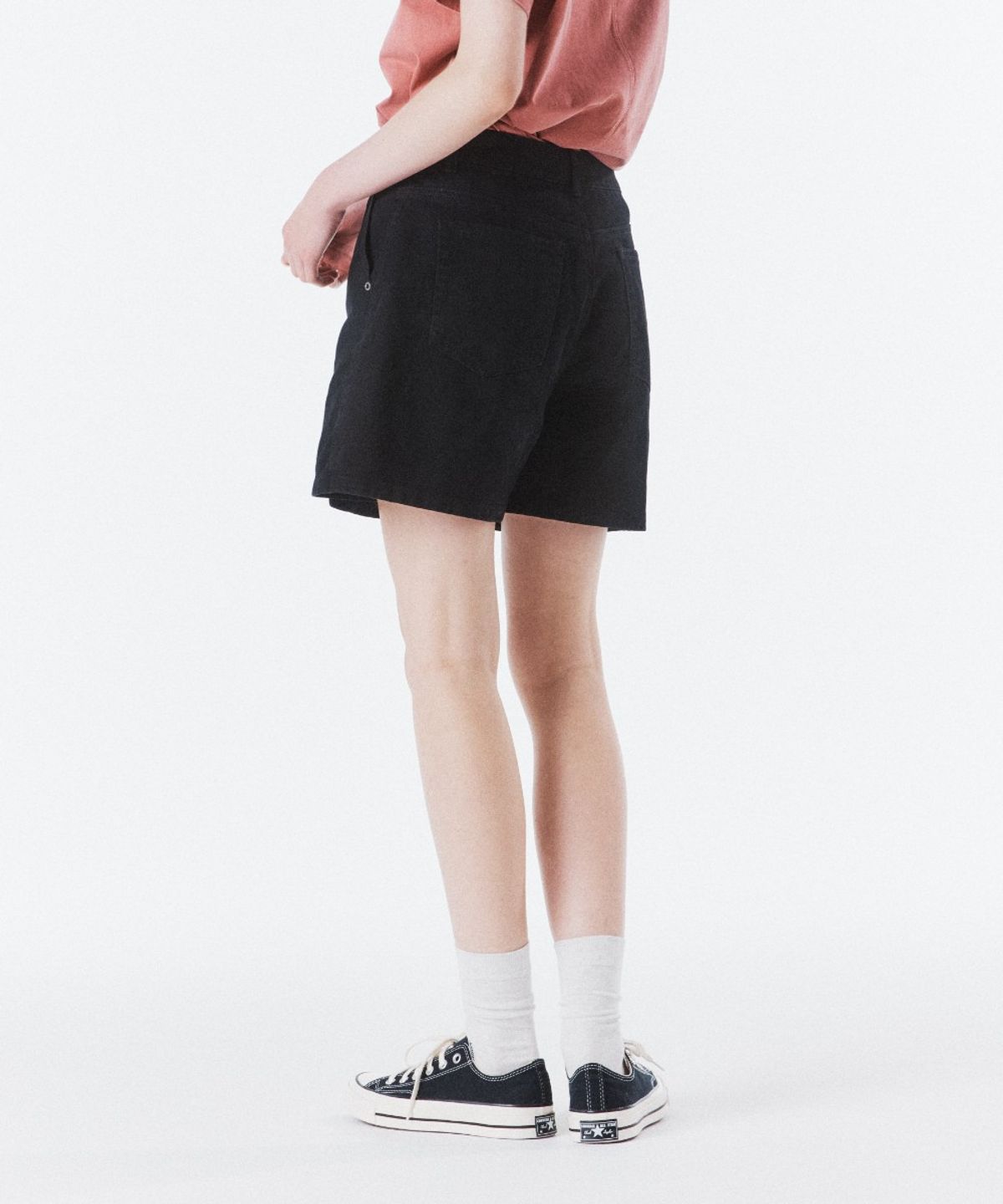 브롬톤 런던(BROMPTON LONDON) W SKIRT TROUSERS - BLACK (P261WSK107)
