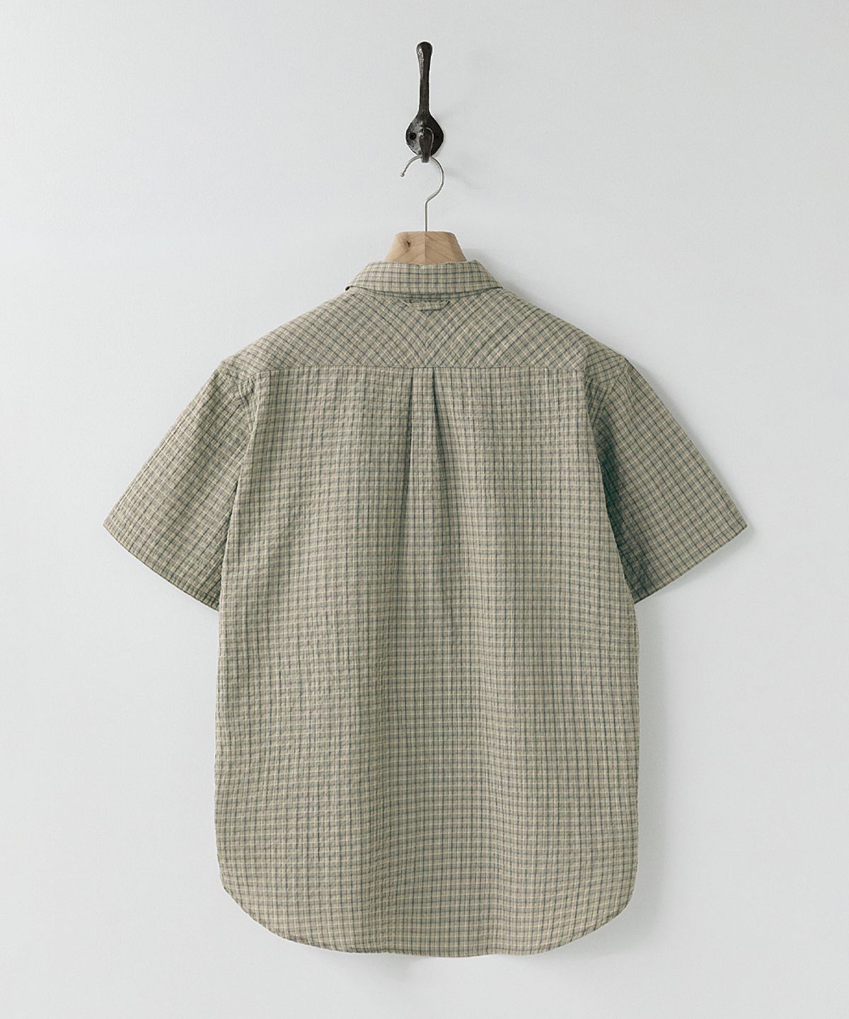 러프사이드(ROUGHSIDE) Unit Half Shirt Humus Check