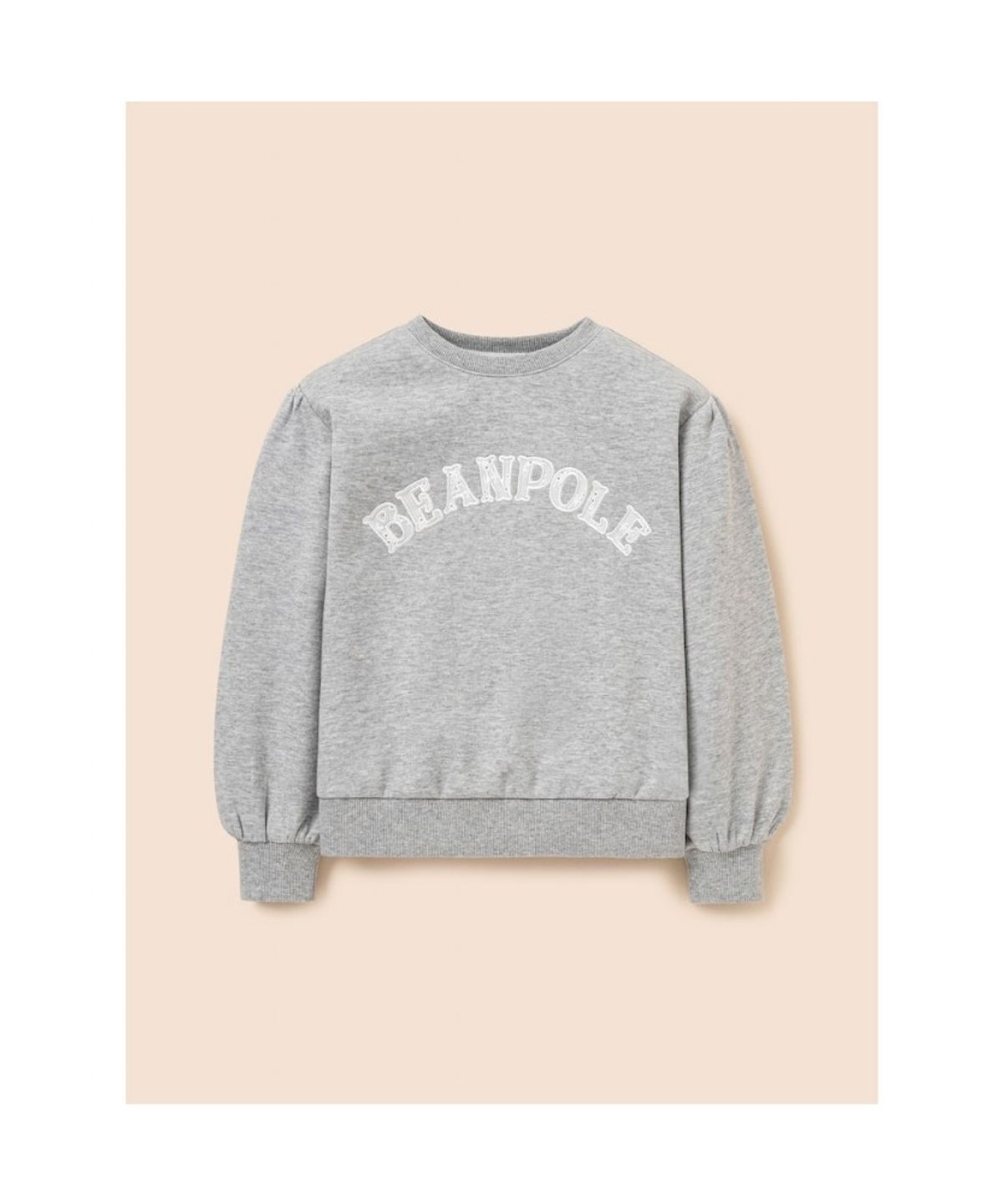 빈폴 키즈(BEANPOLE KIDS) 여아 빅 로고 포인트 스웨트 셔츠  그레이 (BI6141G083)